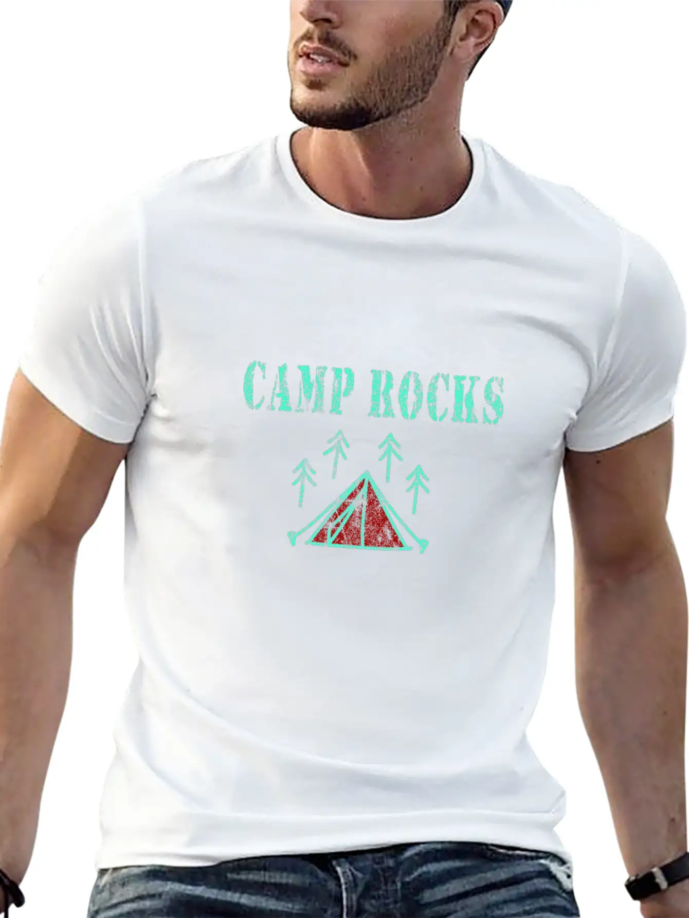 Camping Unisex Casual T-Shirt – Clean Design For Daily Comfort
