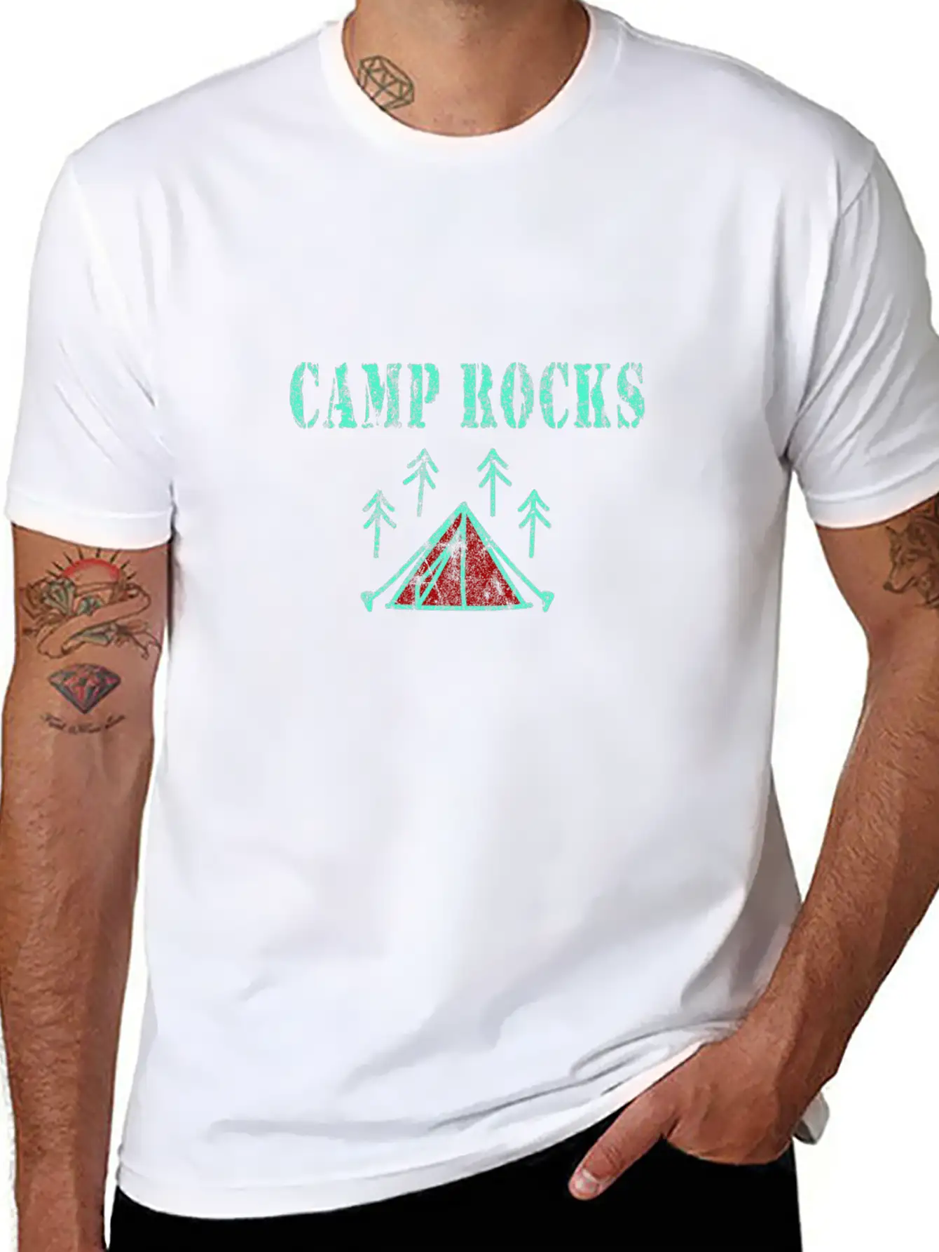 Camping Unisex Casual T-Shirt – Clean Design For Daily Comfort
