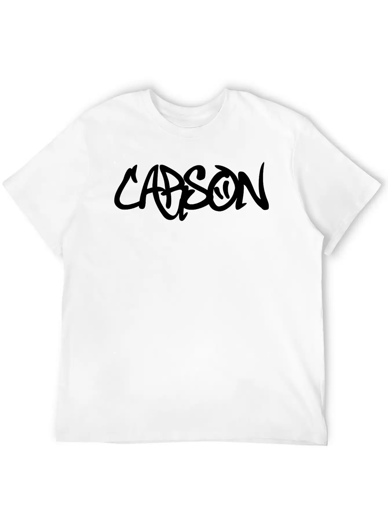 Carson Graffiti Unisex Casual T-Shirt – Clean Design For Daily Comfort