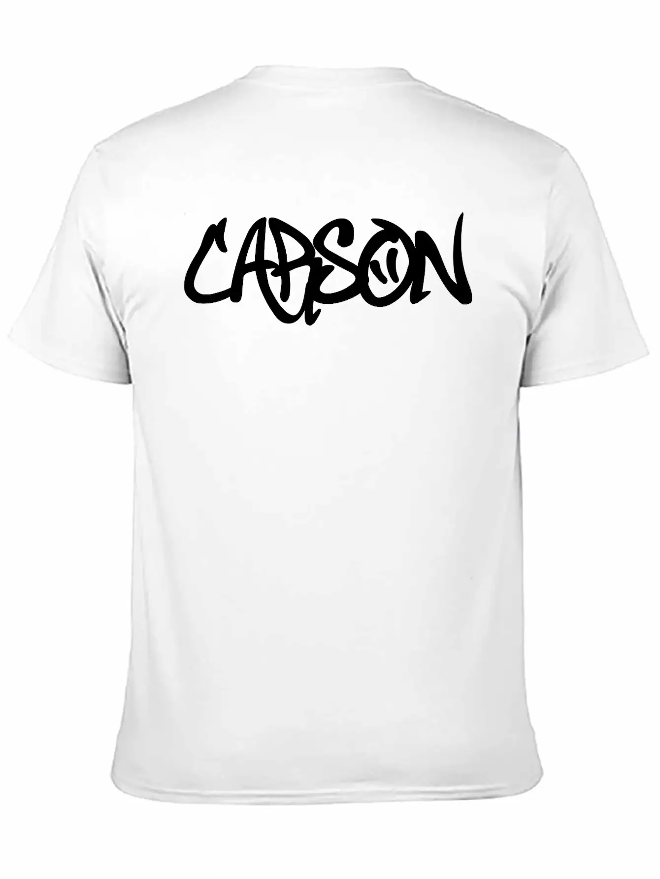 Carson Graffiti Unisex Casual T-Shirt – Clean Design For Daily Comfort