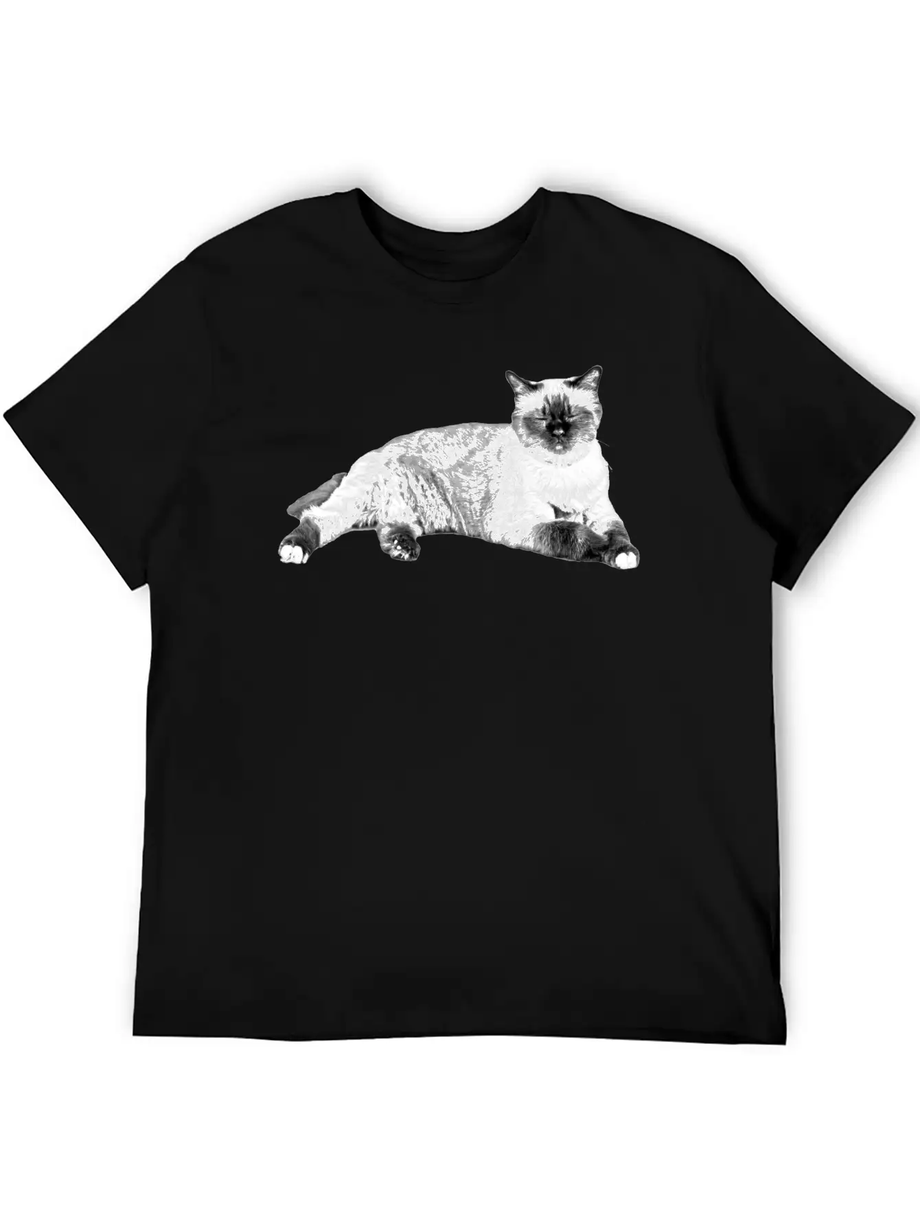 Cats Sleeping Unisex Casual T-Shirt – Clean Design For Daily Comfort