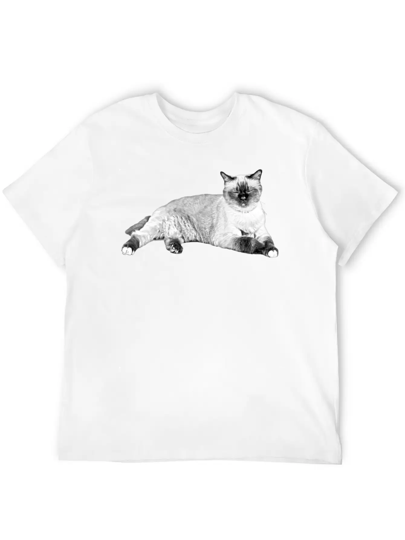 Cats Sleeping Unisex Casual T-Shirt – Clean Design For Daily Comfort