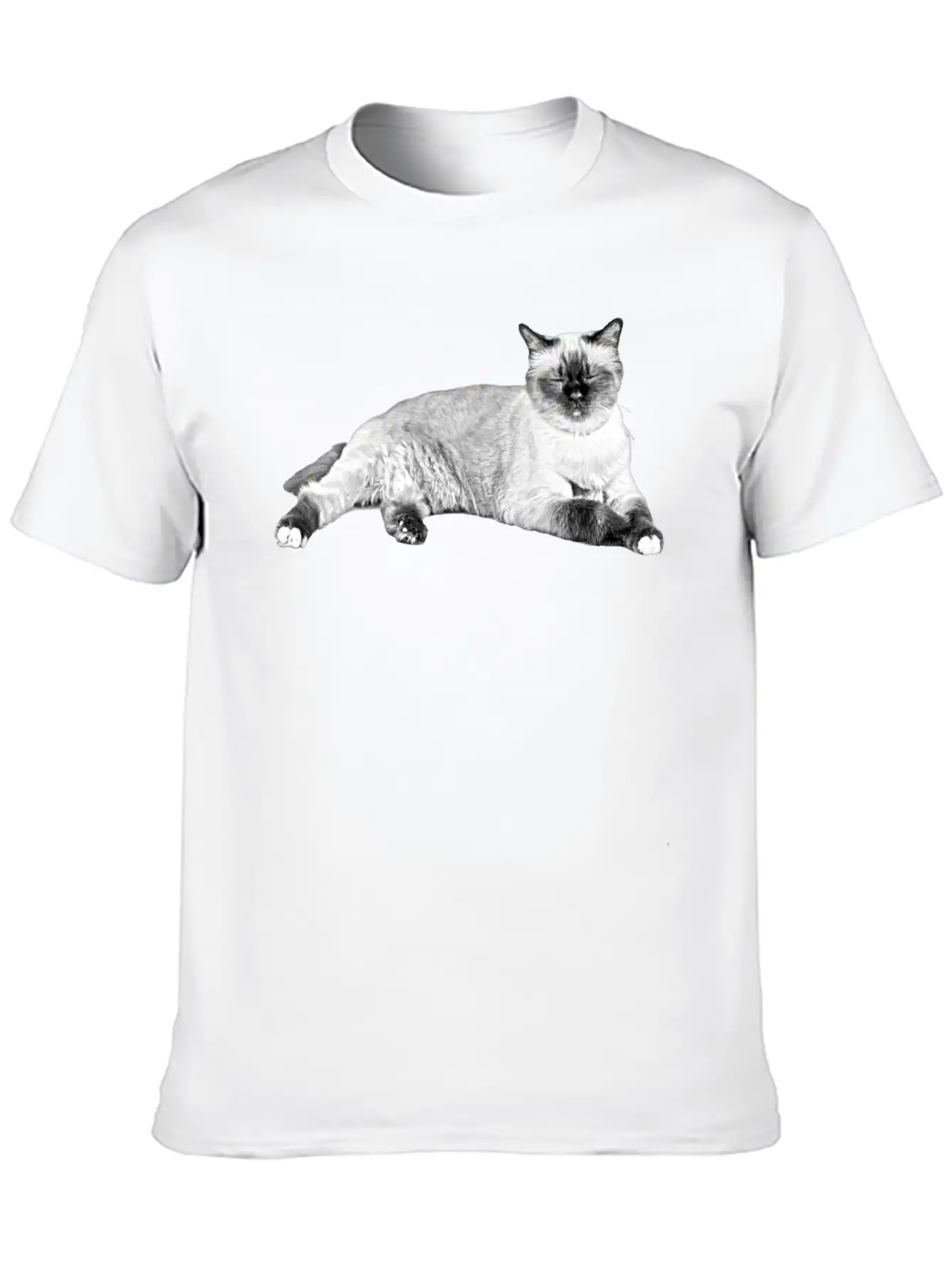 Cats Sleeping Unisex Casual T-Shirt – Clean Design For Daily Comfort