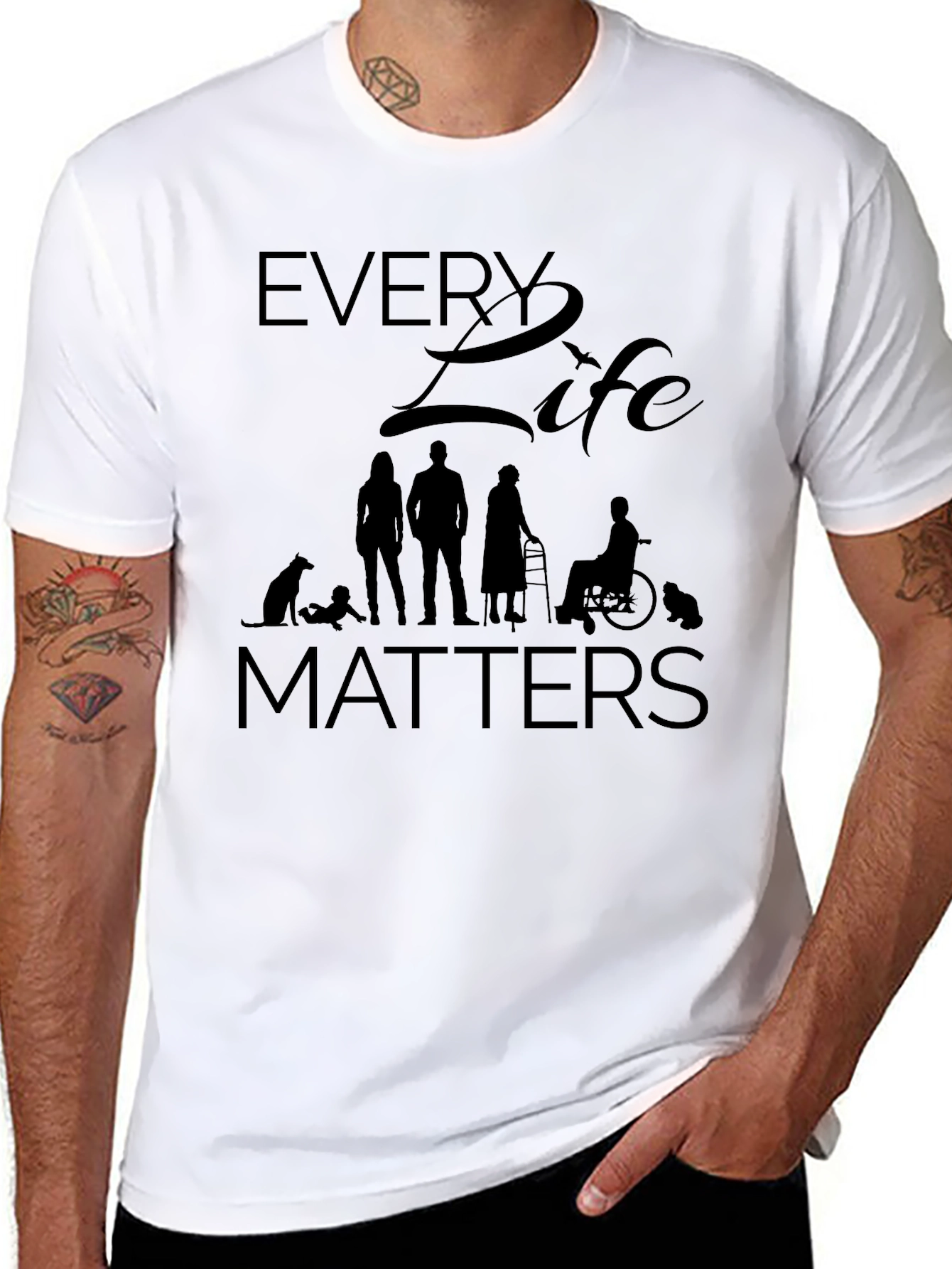 Every Life Matters Graphic T-Shirt
