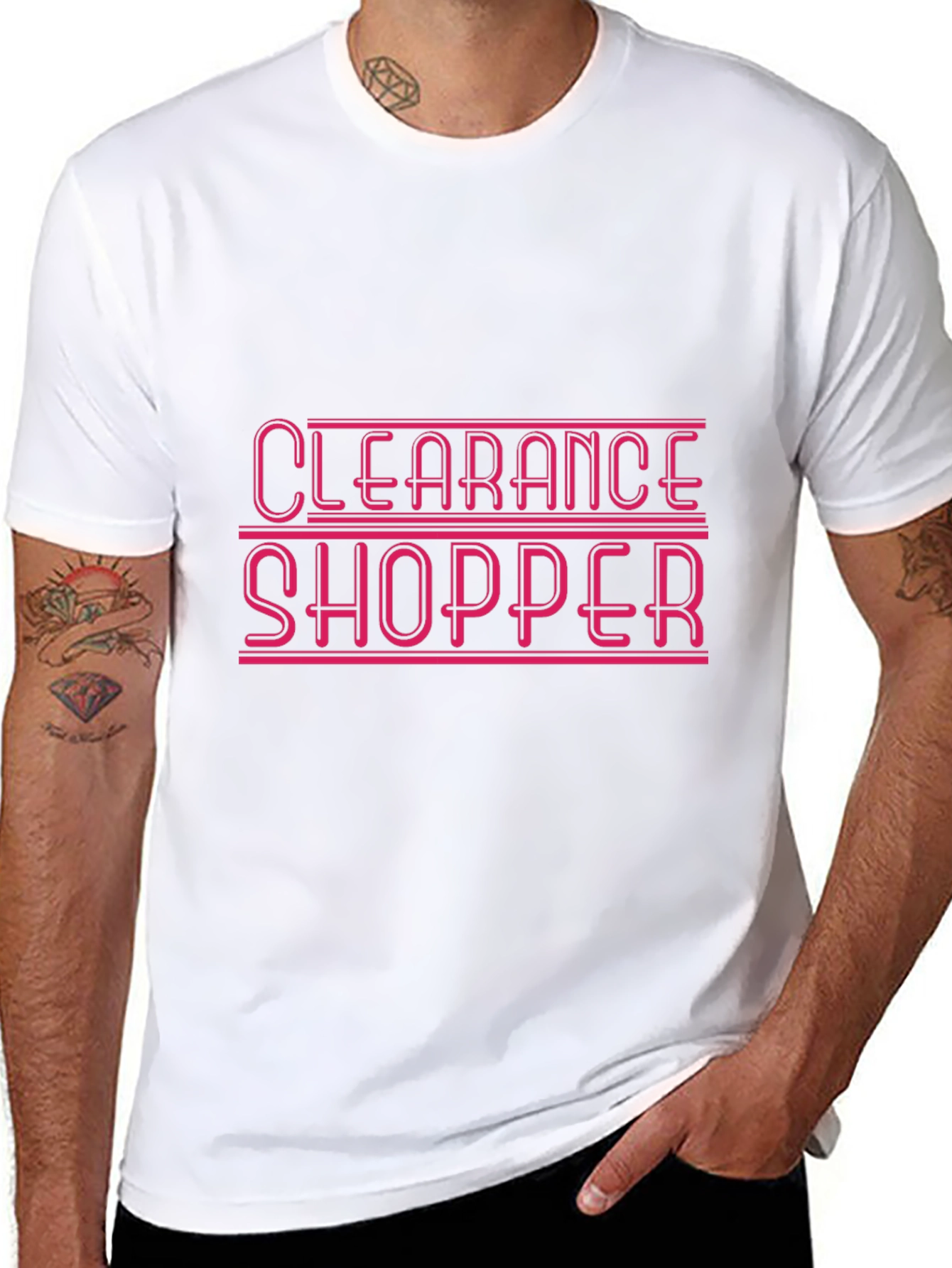 Clearance Shopper Graphic T-Shirt