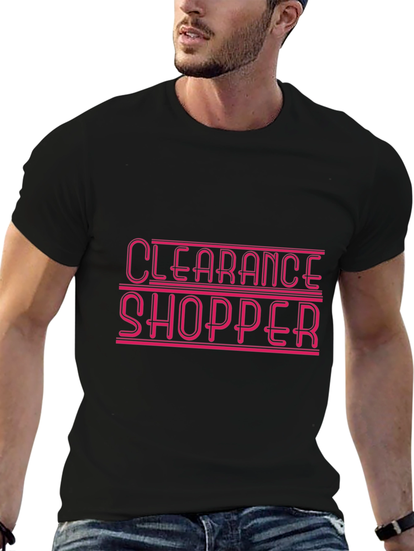 Clearance Shopper Graphic T-Shirt