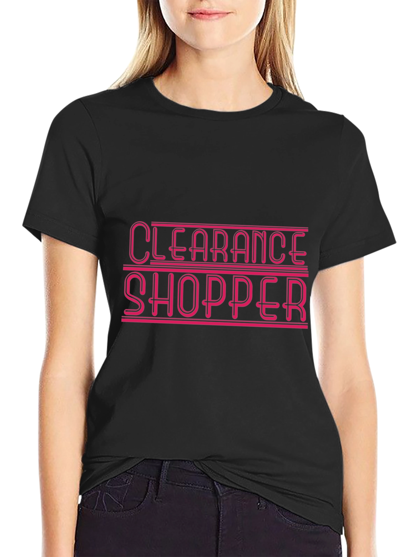 Clearance Shopper Graphic T-Shirt