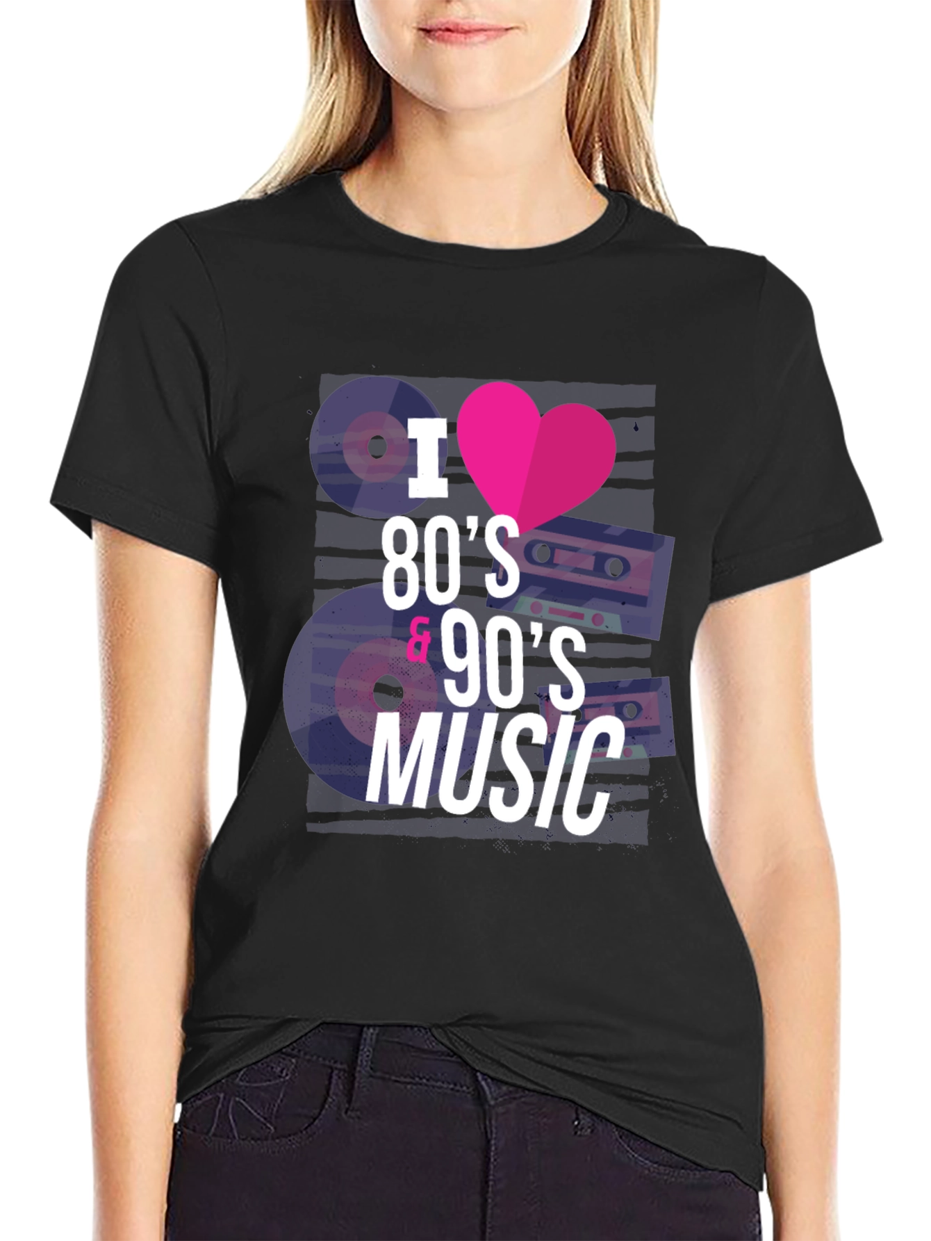 I Love 80s & 90s Music T-Shirt
