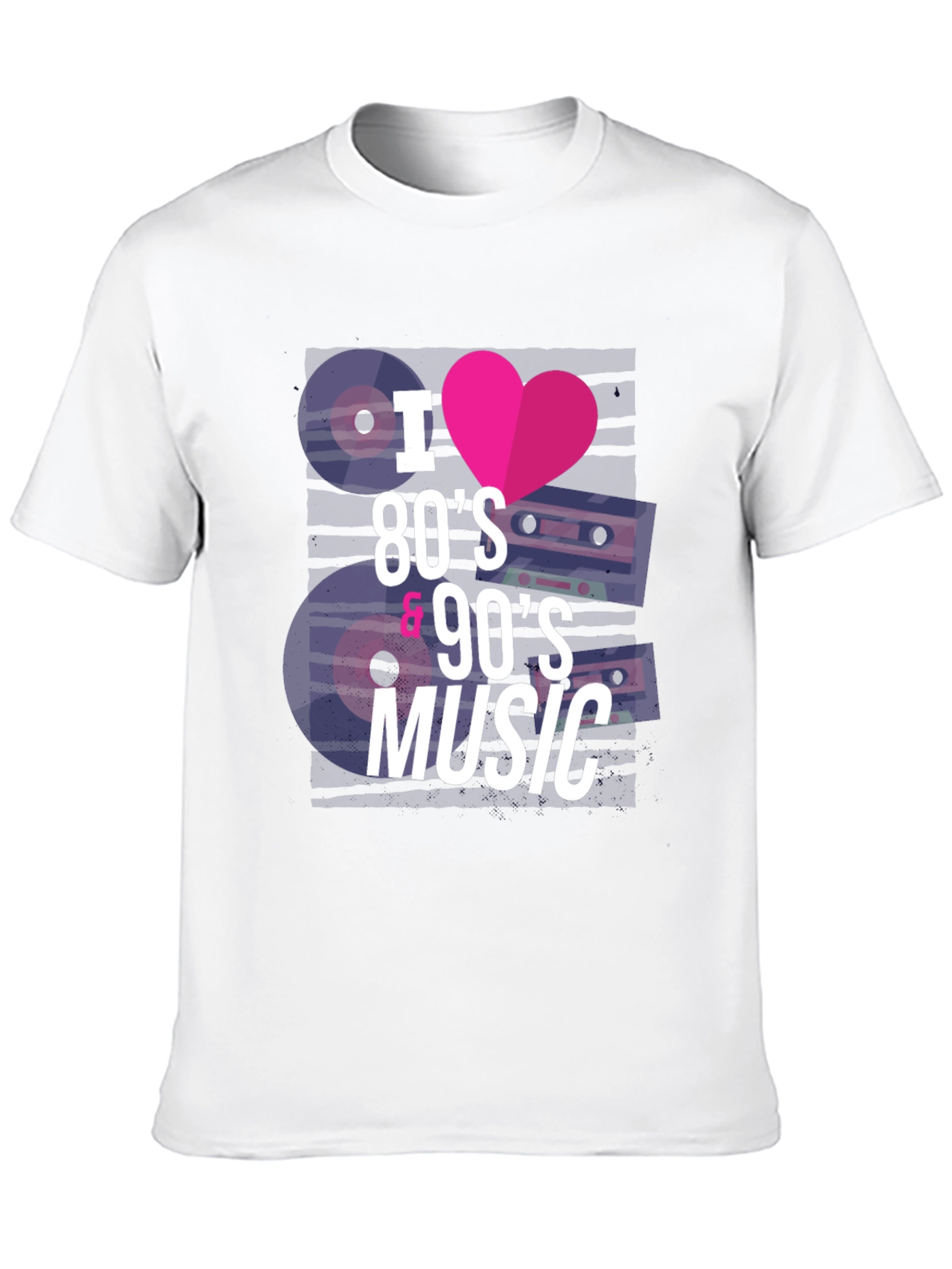 I Love 80s & 90s Music T-Shirt