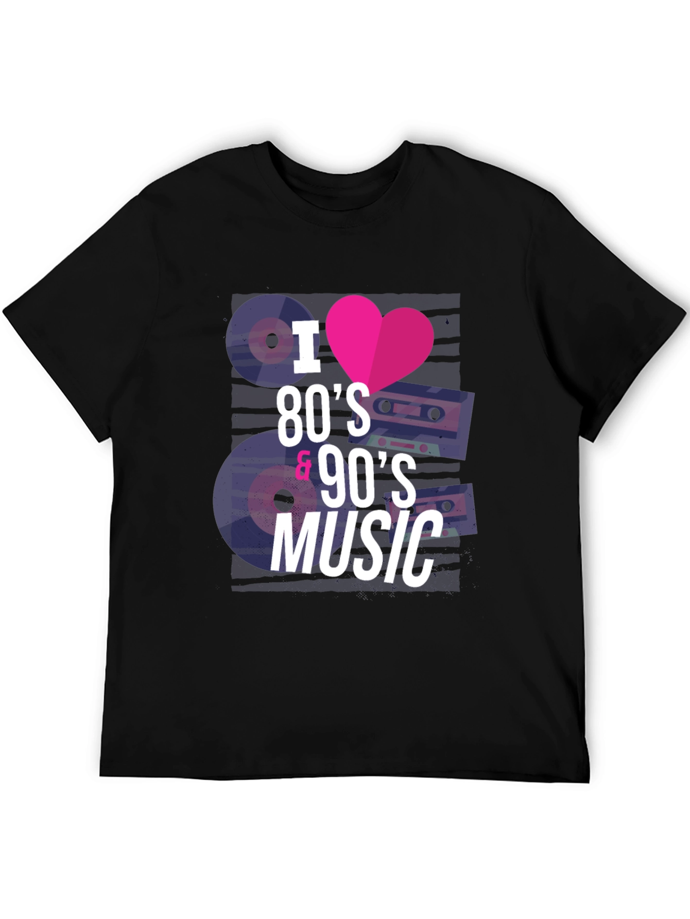 I Love 80s & 90s Music T-Shirt