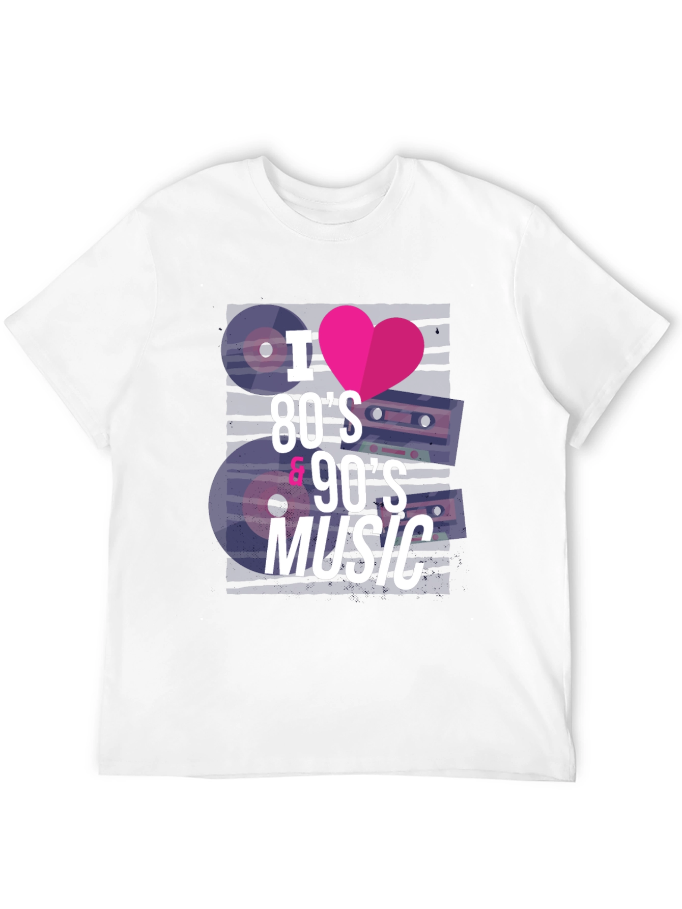 I Love 80s & 90s Music T-Shirt