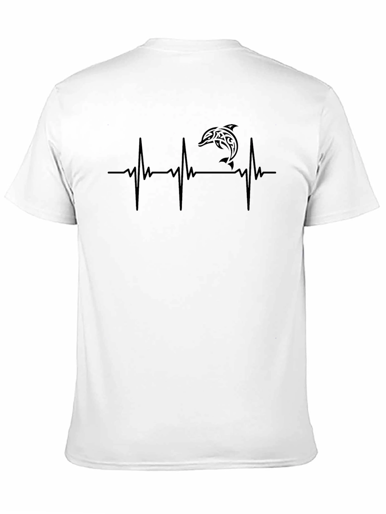 Dolphin Heartbeat T-Shirt - Stylish Graphic Tee