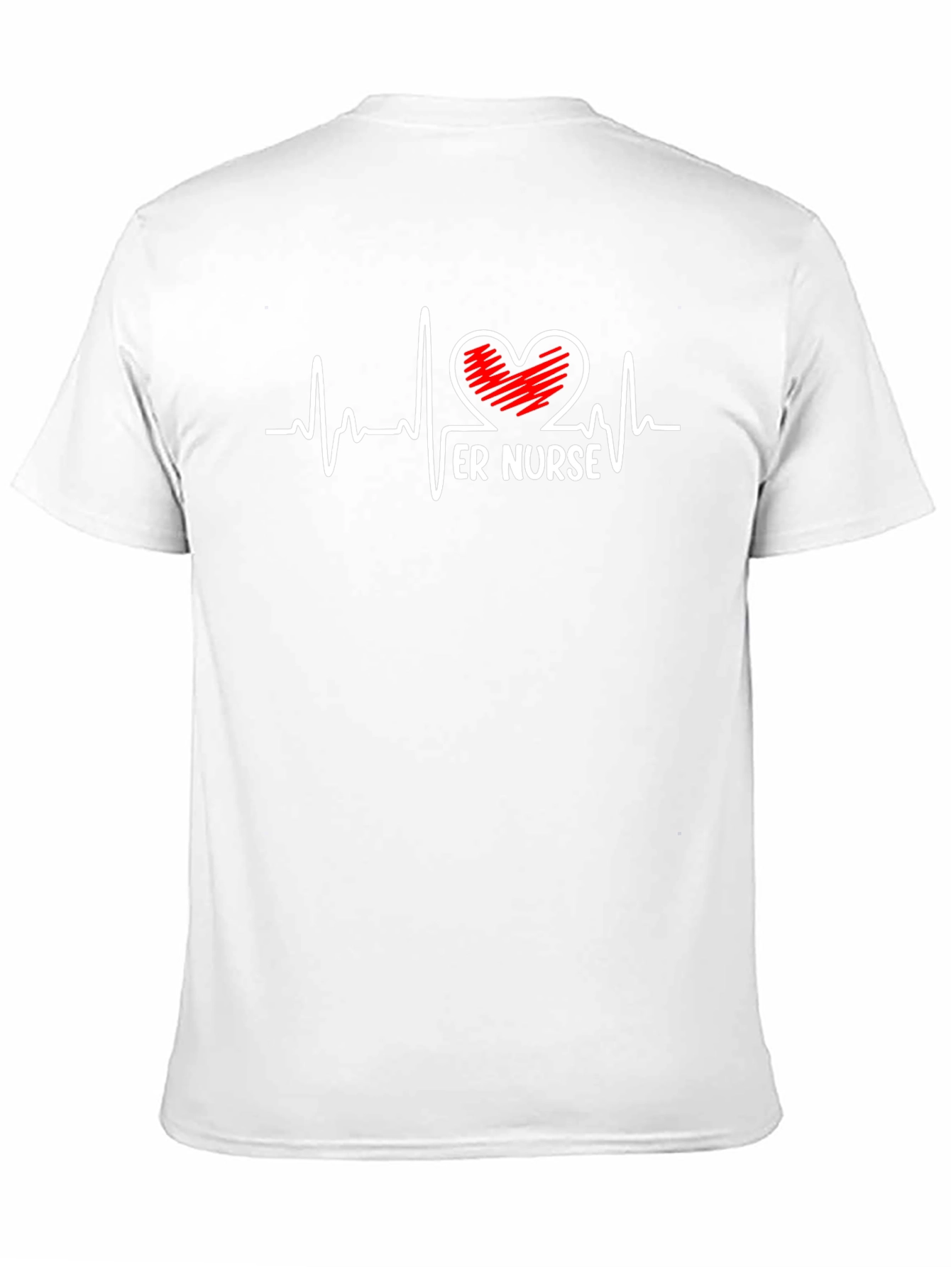 ER Nurse Heartbeat Graphic Tee