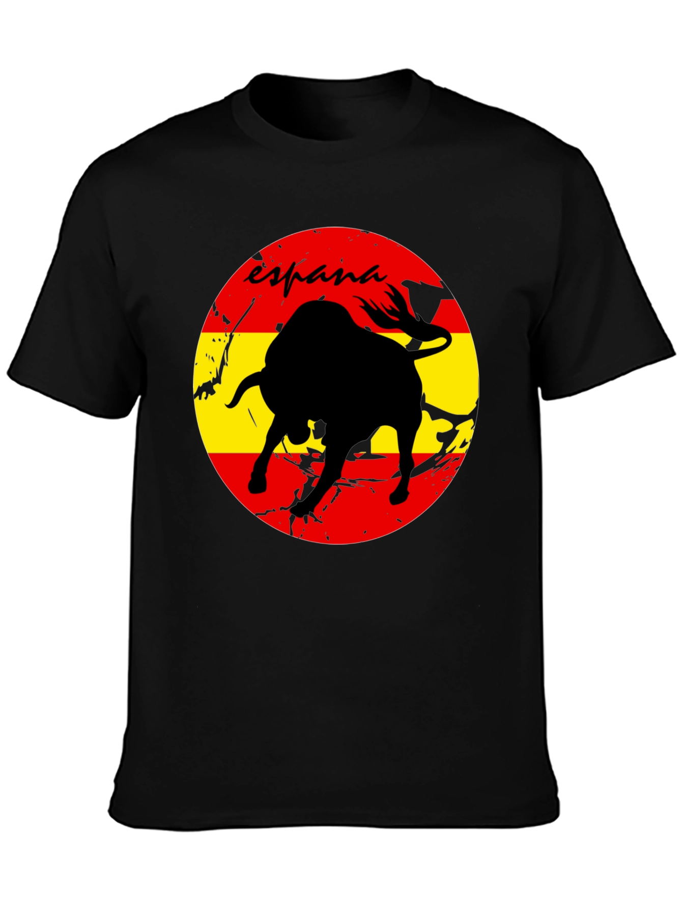 España Bull Black T-Shirt