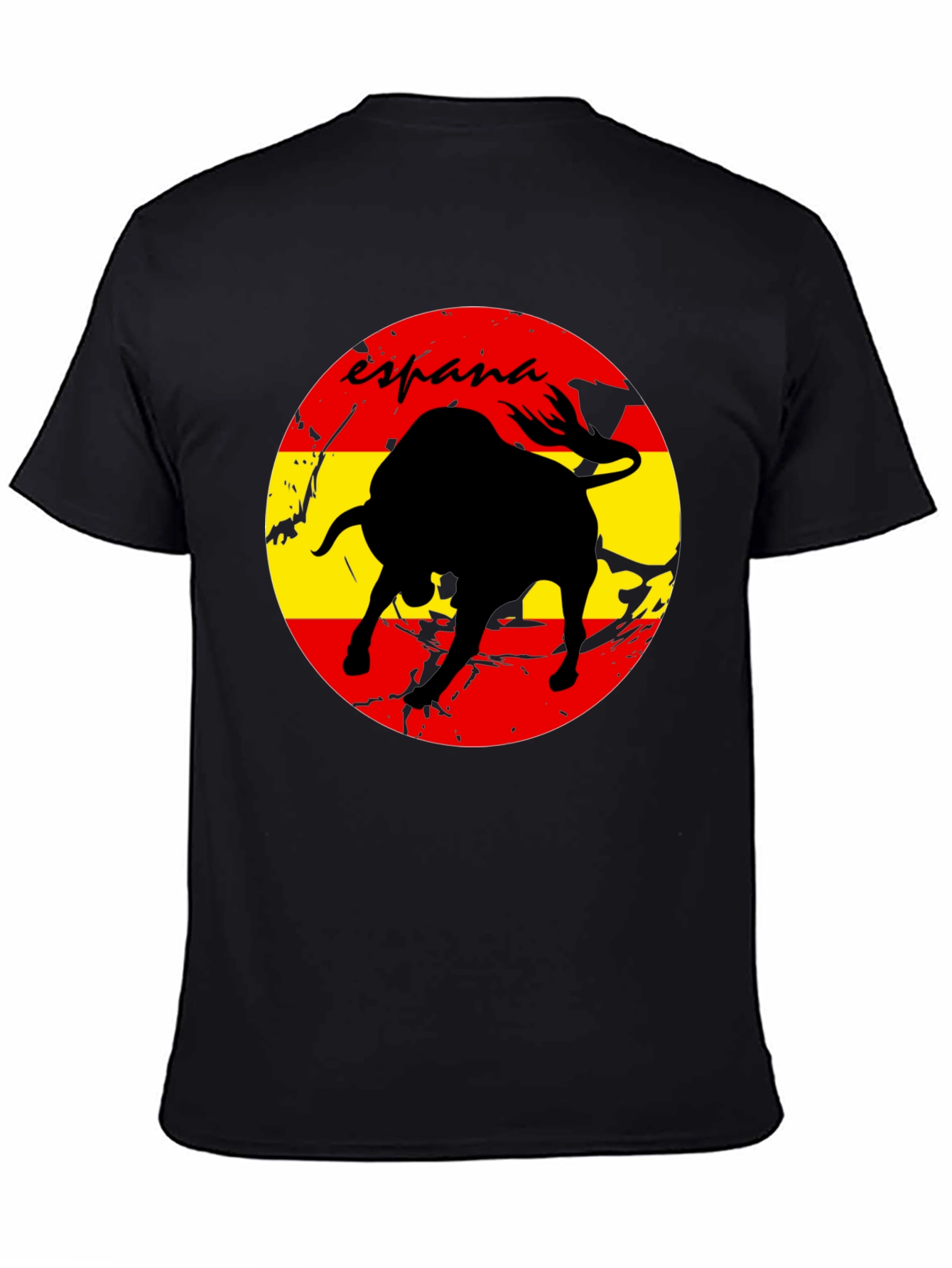 España Bull Black T-Shirt