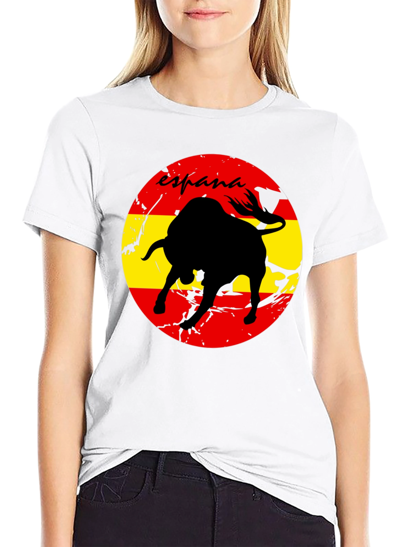 España Bull Black T-Shirt