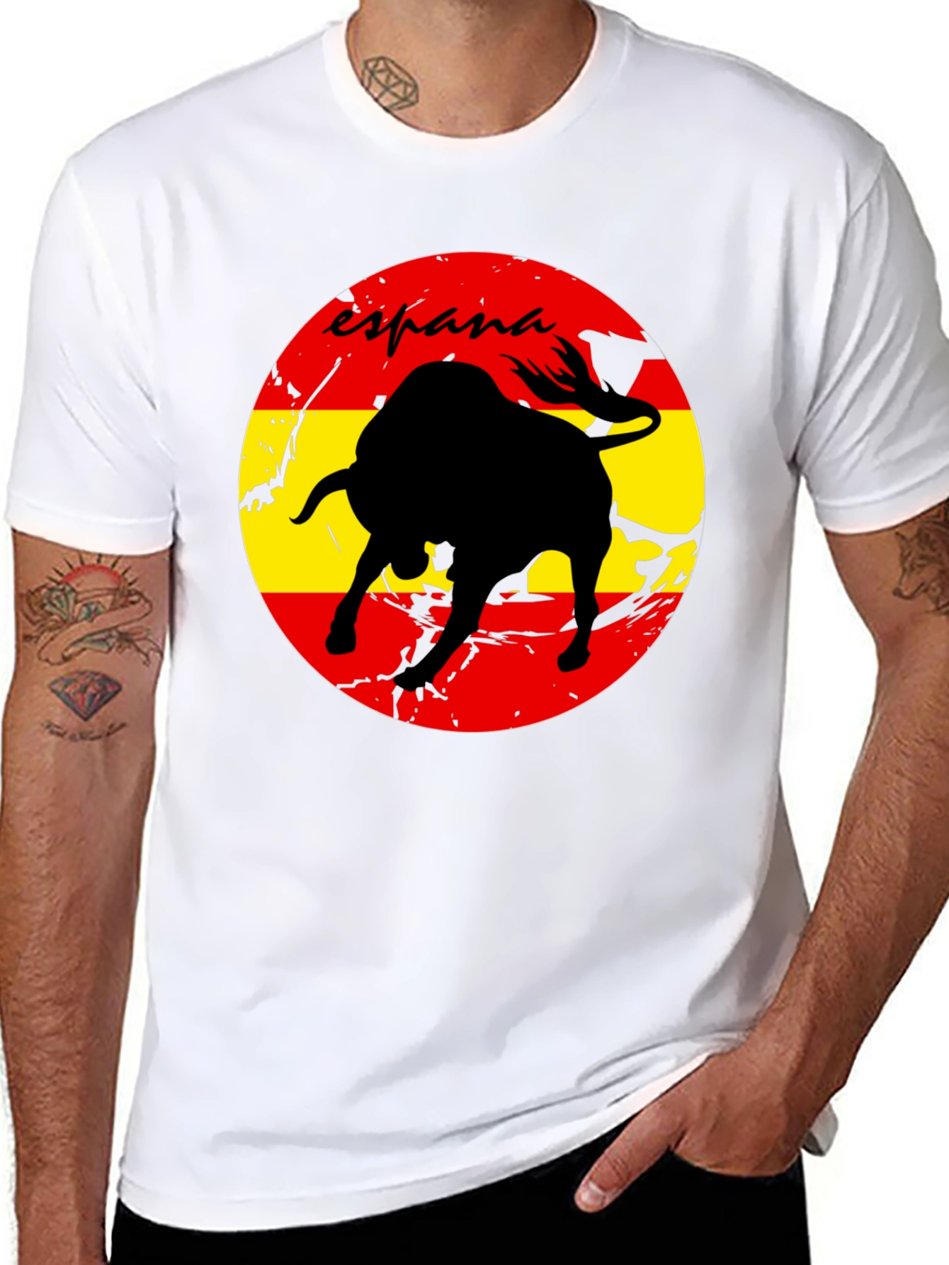 España Bull Black T-Shirt