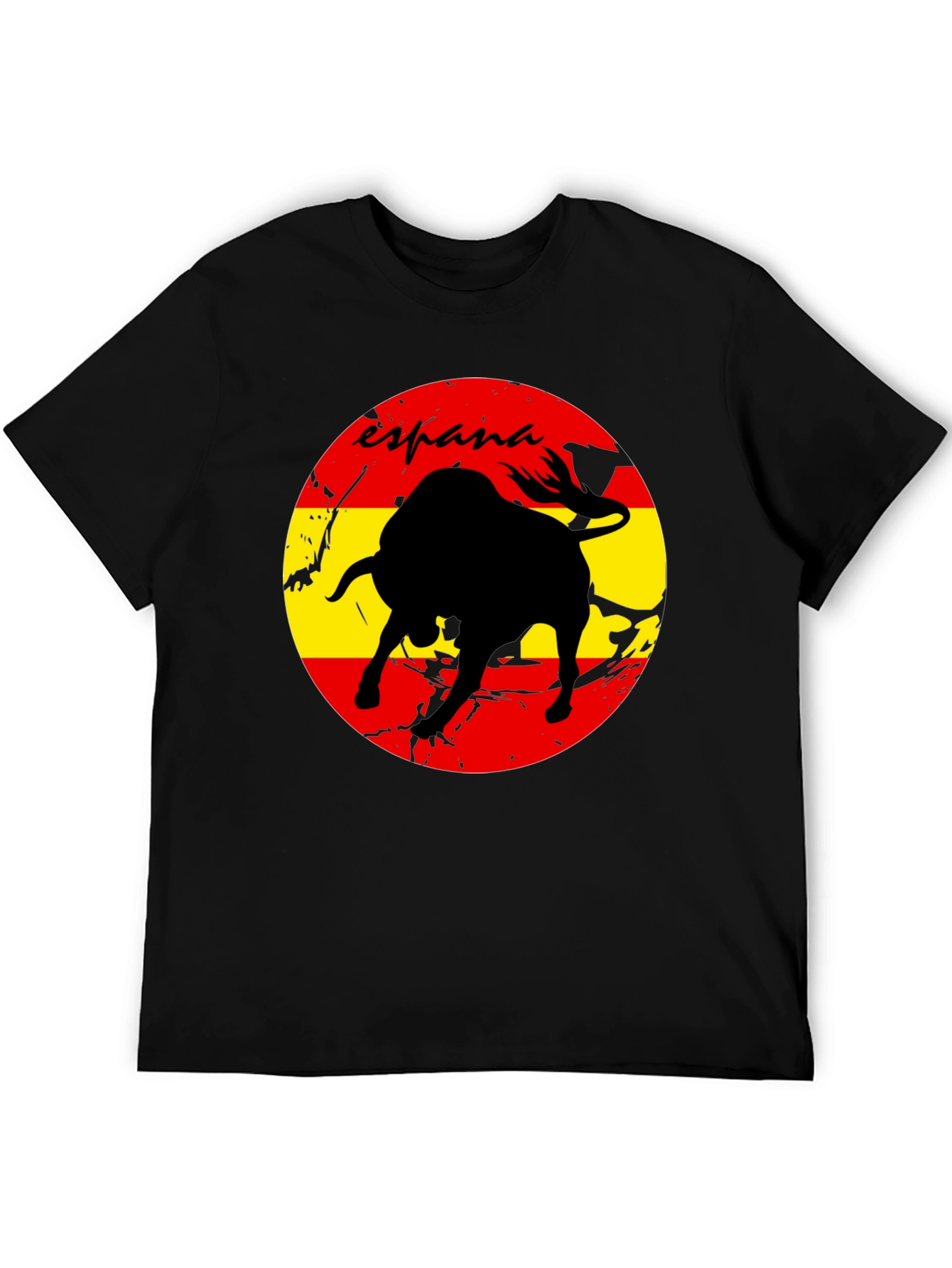 España Bull Black T-Shirt