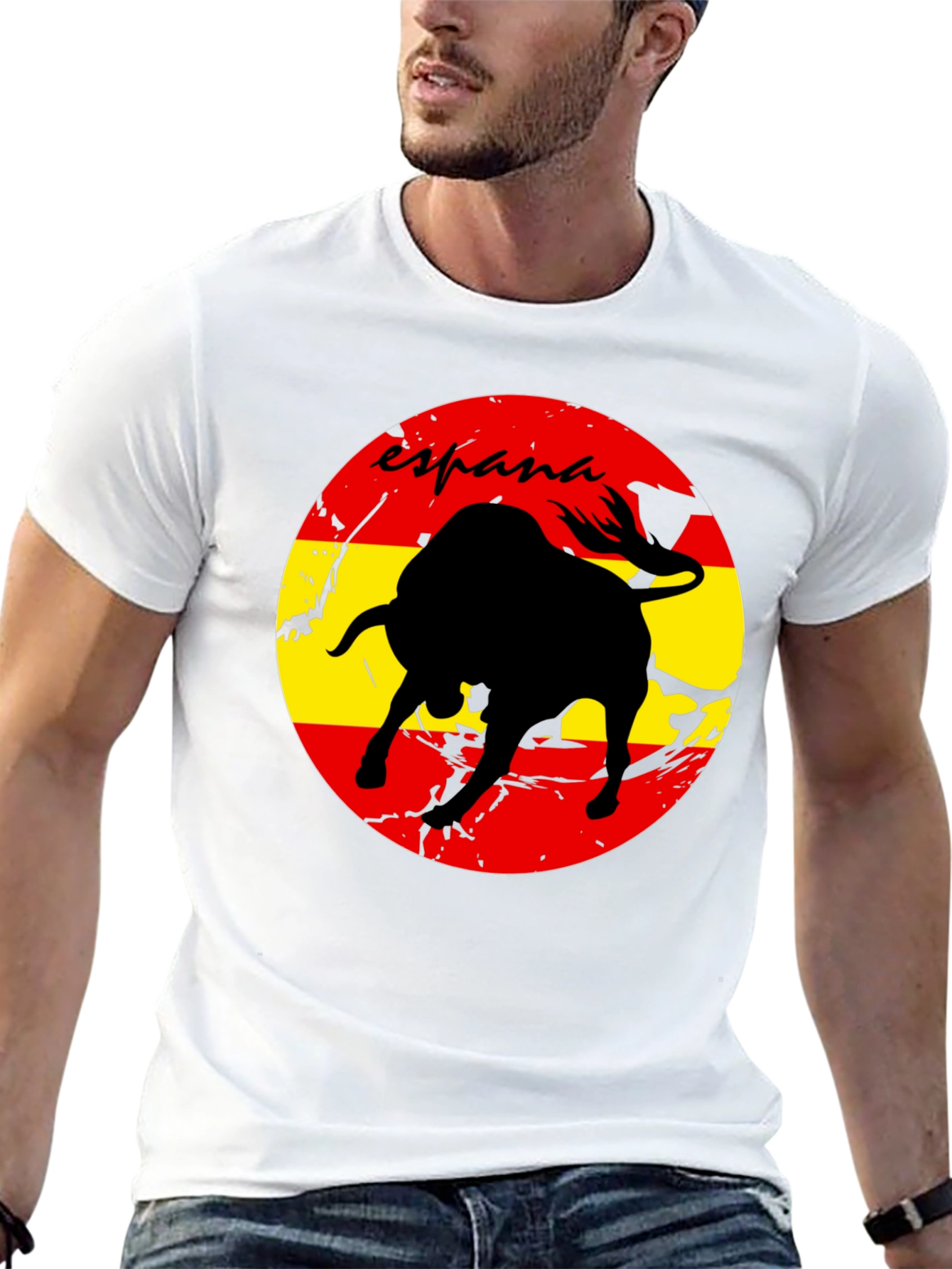 España Bull Black T-Shirt