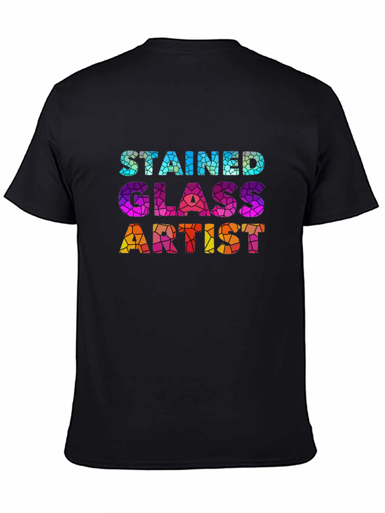 Stained Glass Artist Graphic T-Shirt - Unique Design