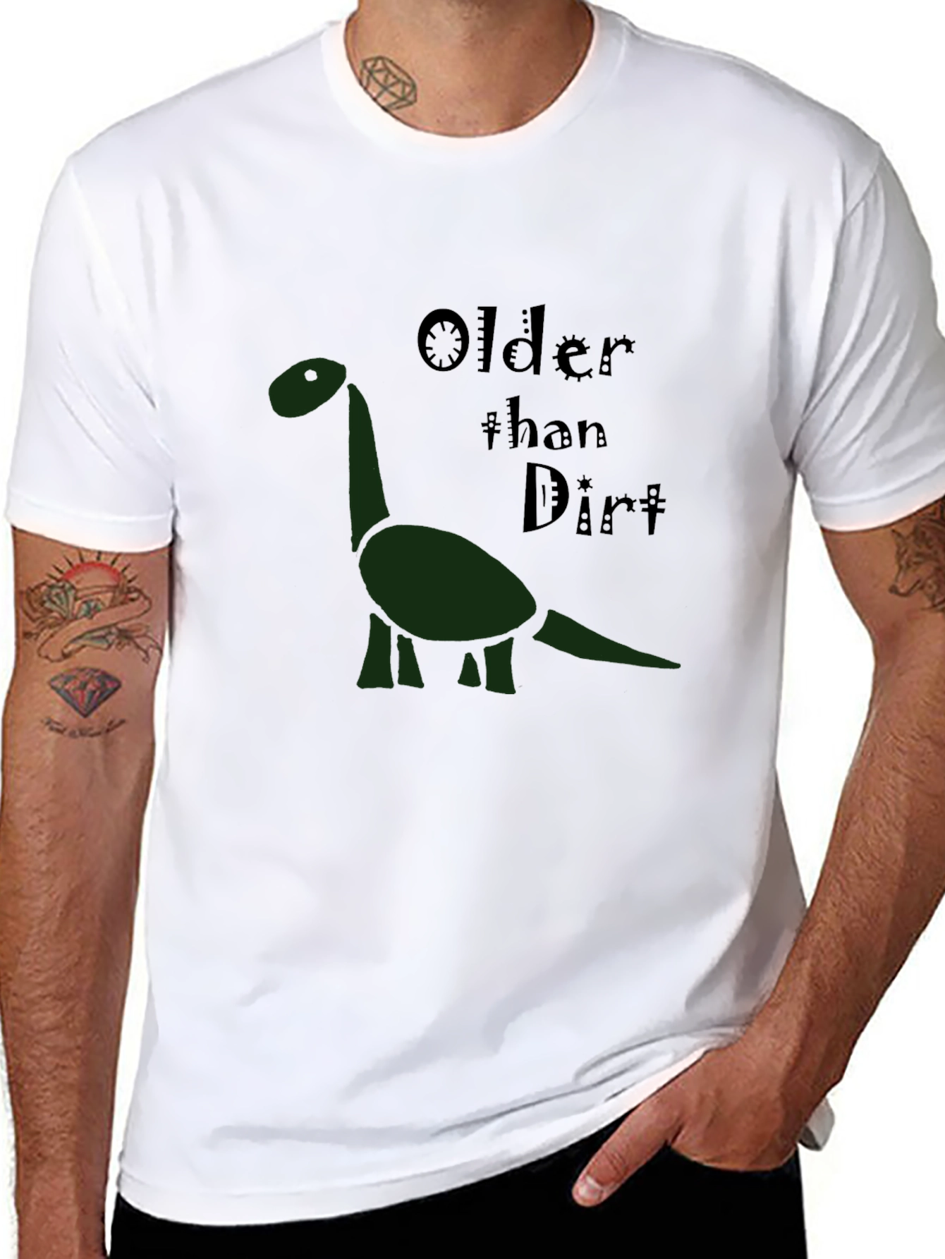 Older Than Dirt Dinosaur T-Shirt