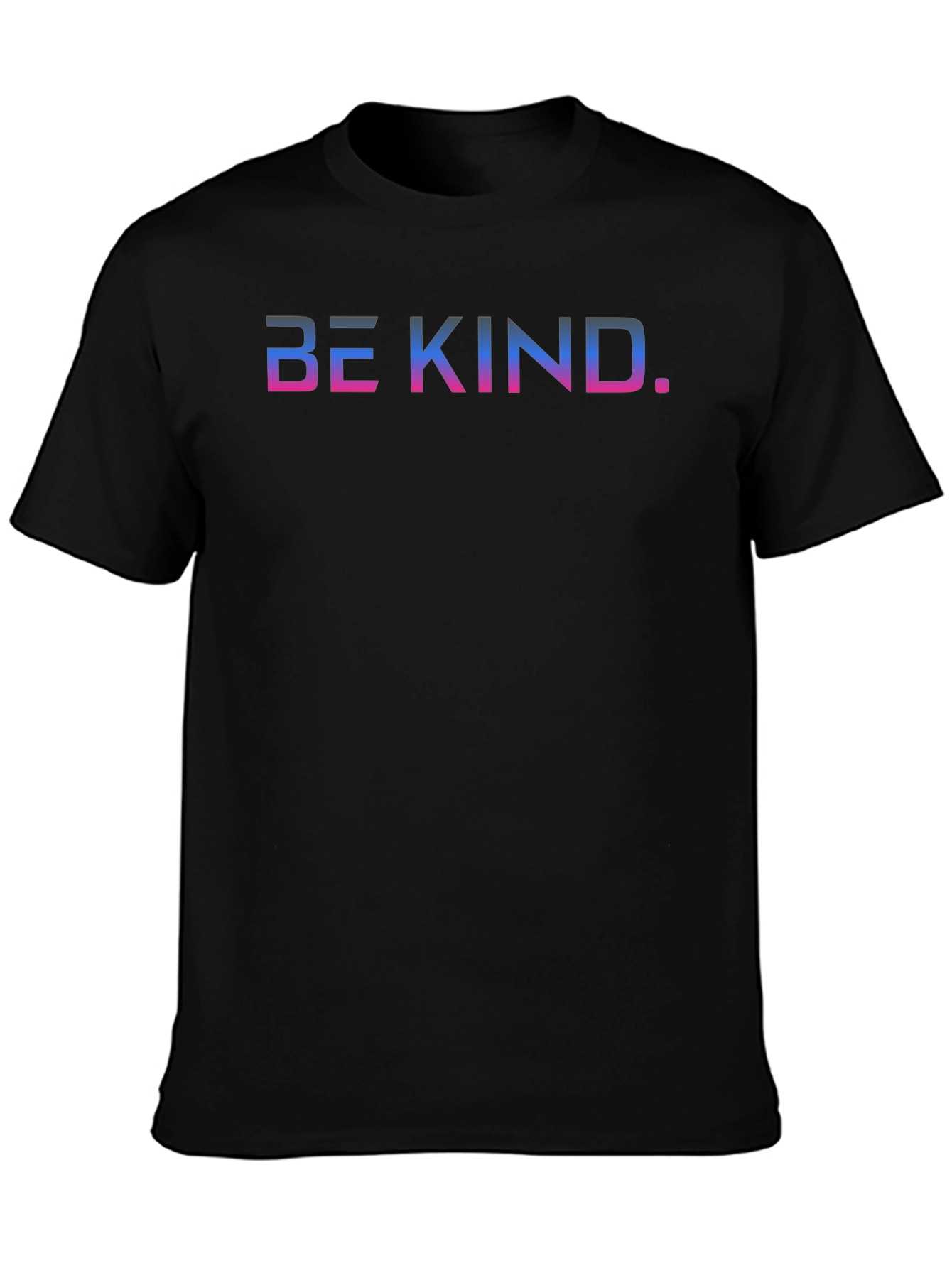 Be Kind Graphic Tee - Soft Black Unisex T-Shirt