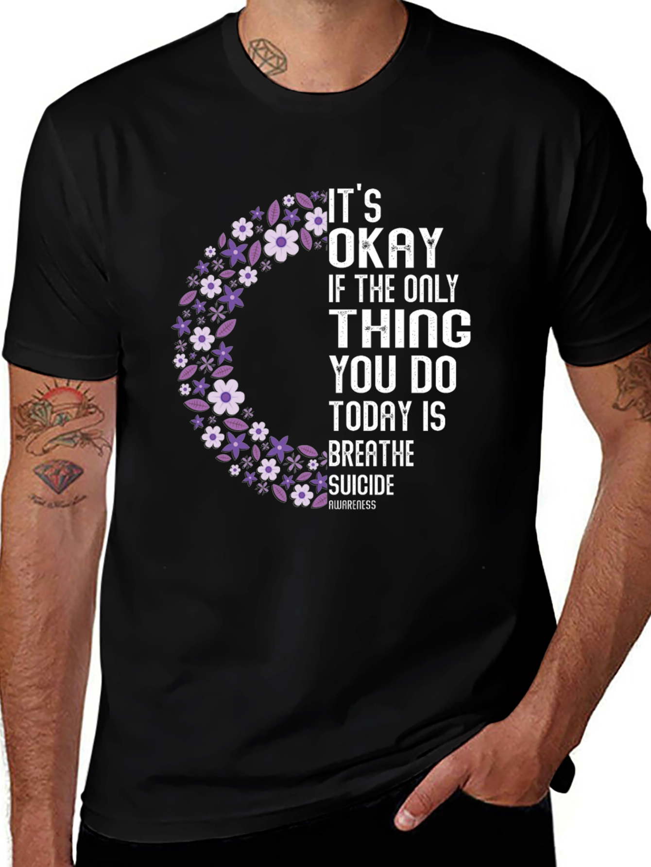 Its Okay T-Shirt - Suicide Awareness