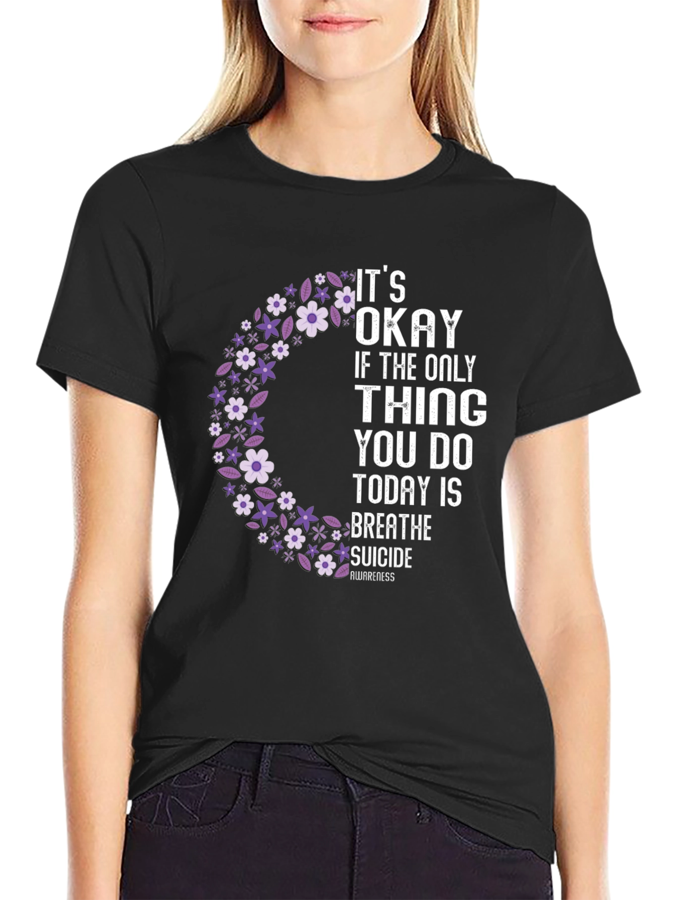 Its Okay T-Shirt - Suicide Awareness