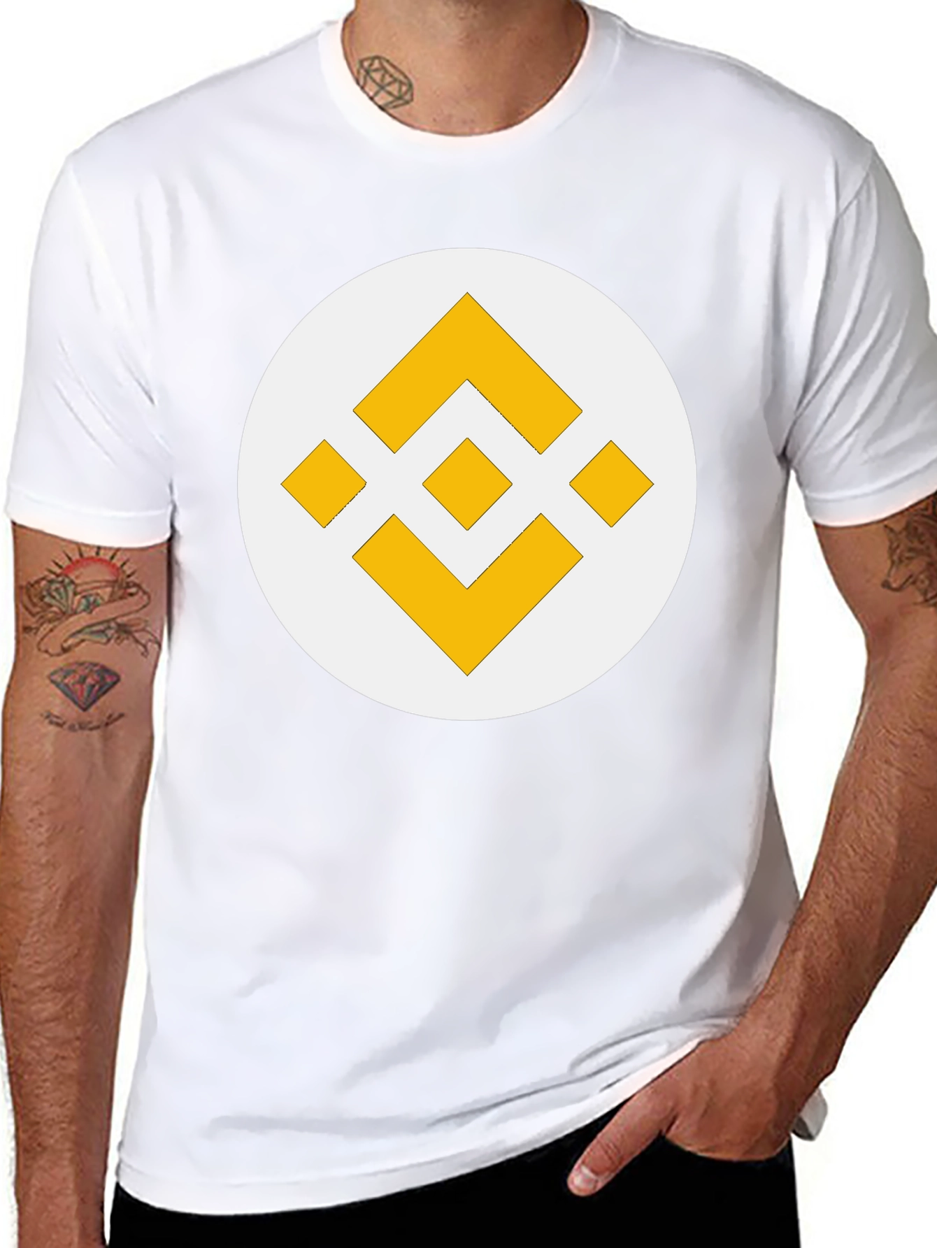 Binance Logo T-Shirt - Crypto Enthusiast Apparel