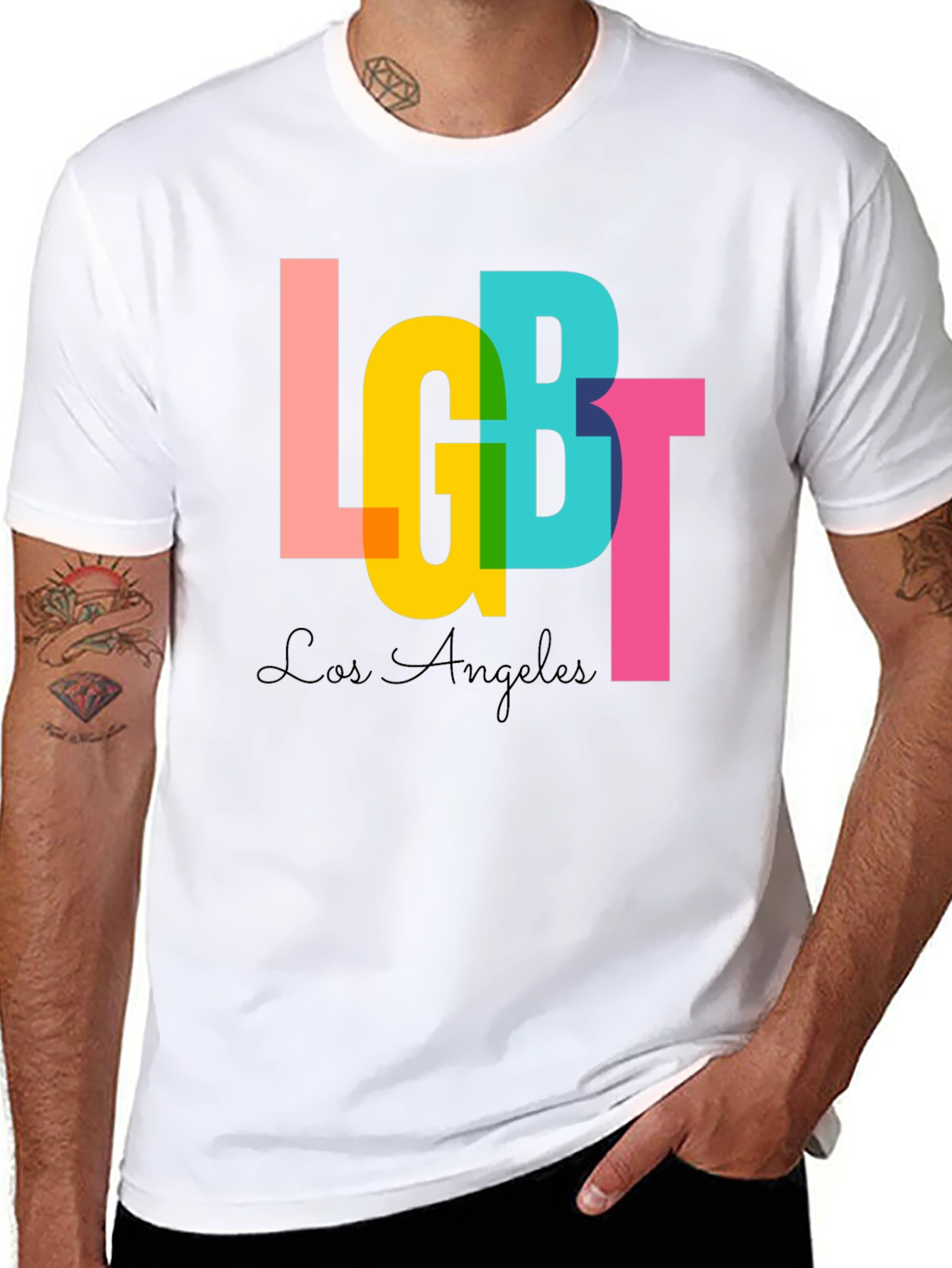 LGBT Los Angeles Graphic Tee
