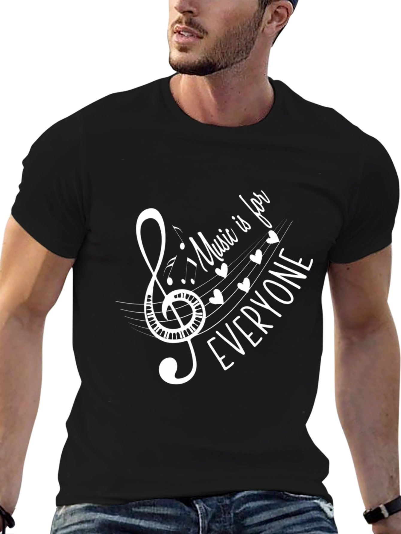 Music is for Everyone Graphic T-Shirt
