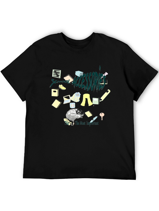 School Accessories Brain T-Shirt - The Most Important Accessory