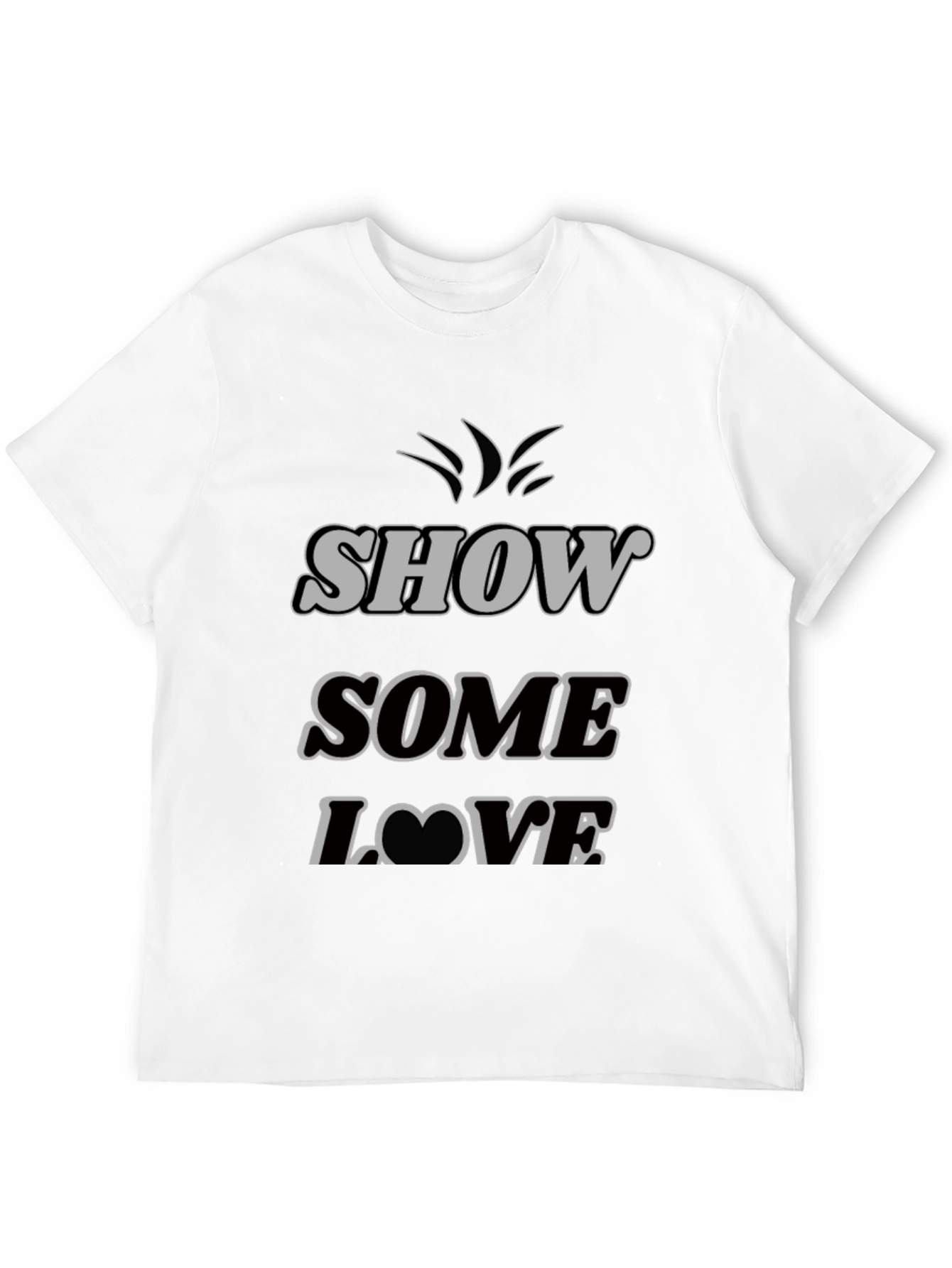 Show Some Love Graphic Tee - Black T-Shirt