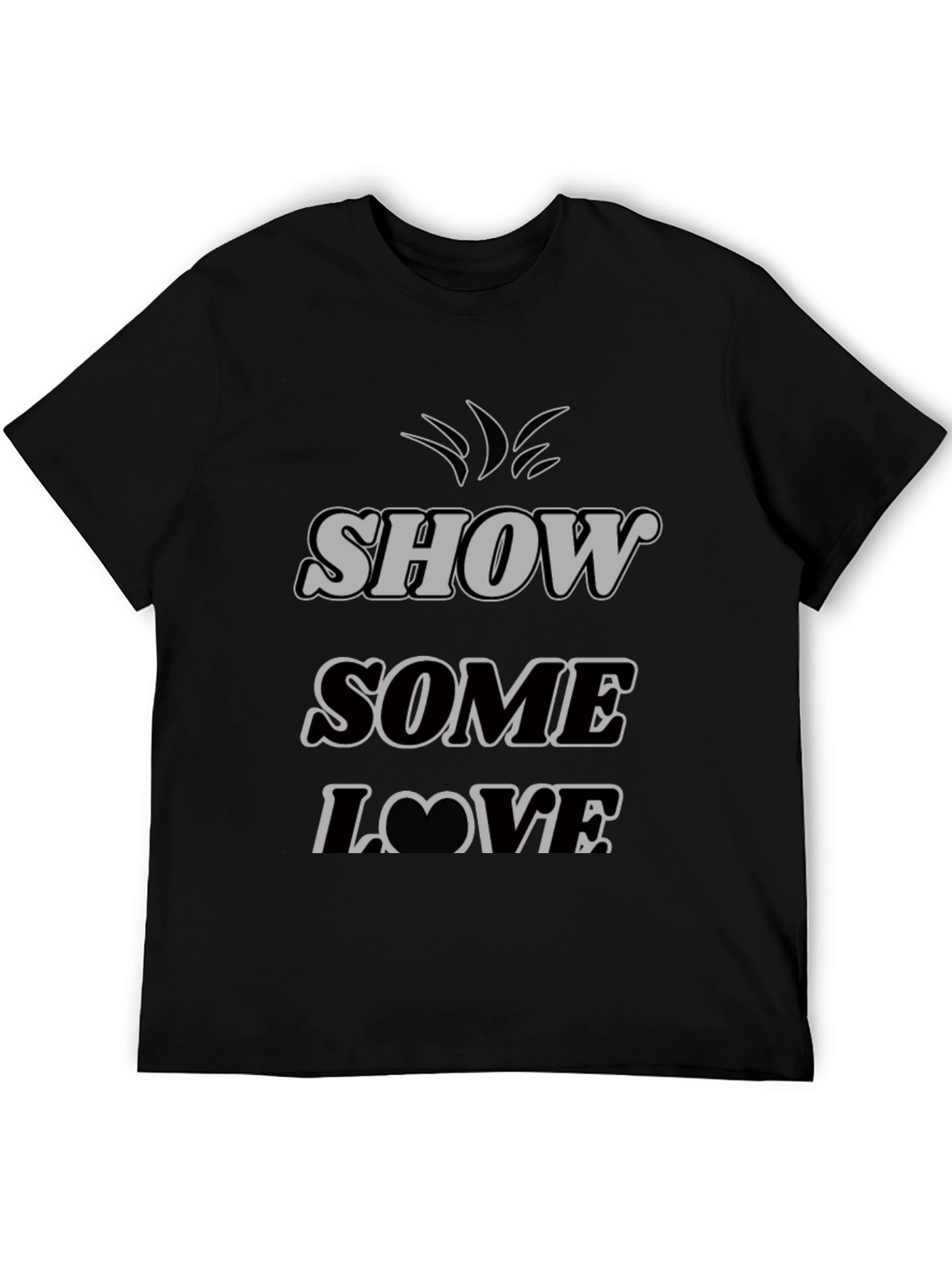 Show Some Love Graphic Tee - Black T-Shirt