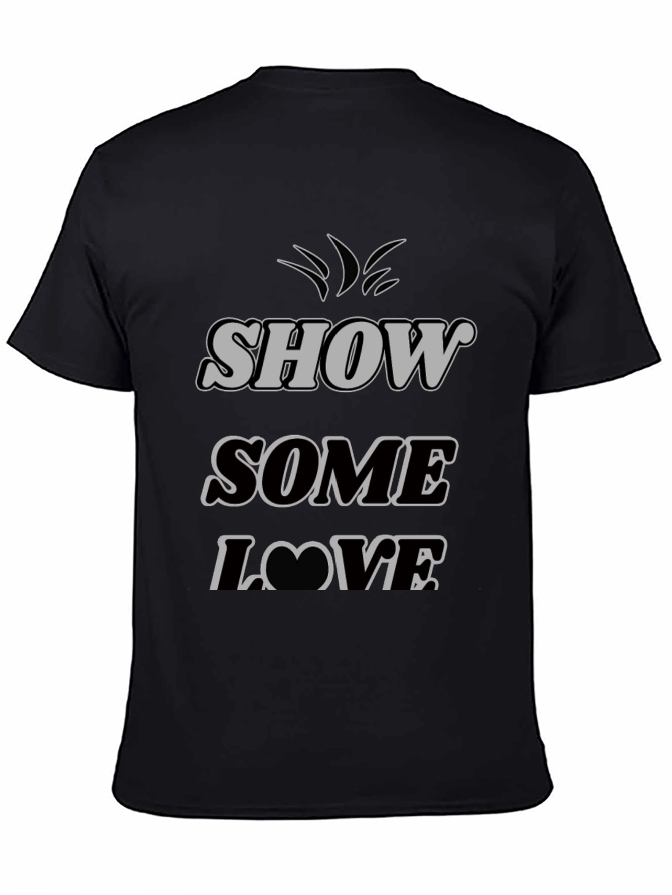 Show Some Love Graphic Tee - Black T-Shirt