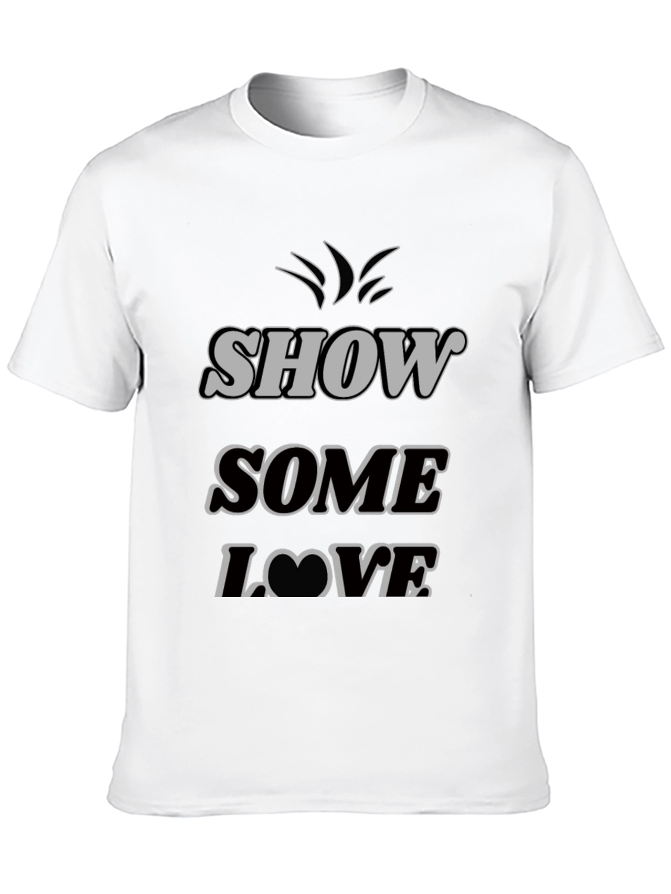 Show Some Love Graphic Tee - Black T-Shirt