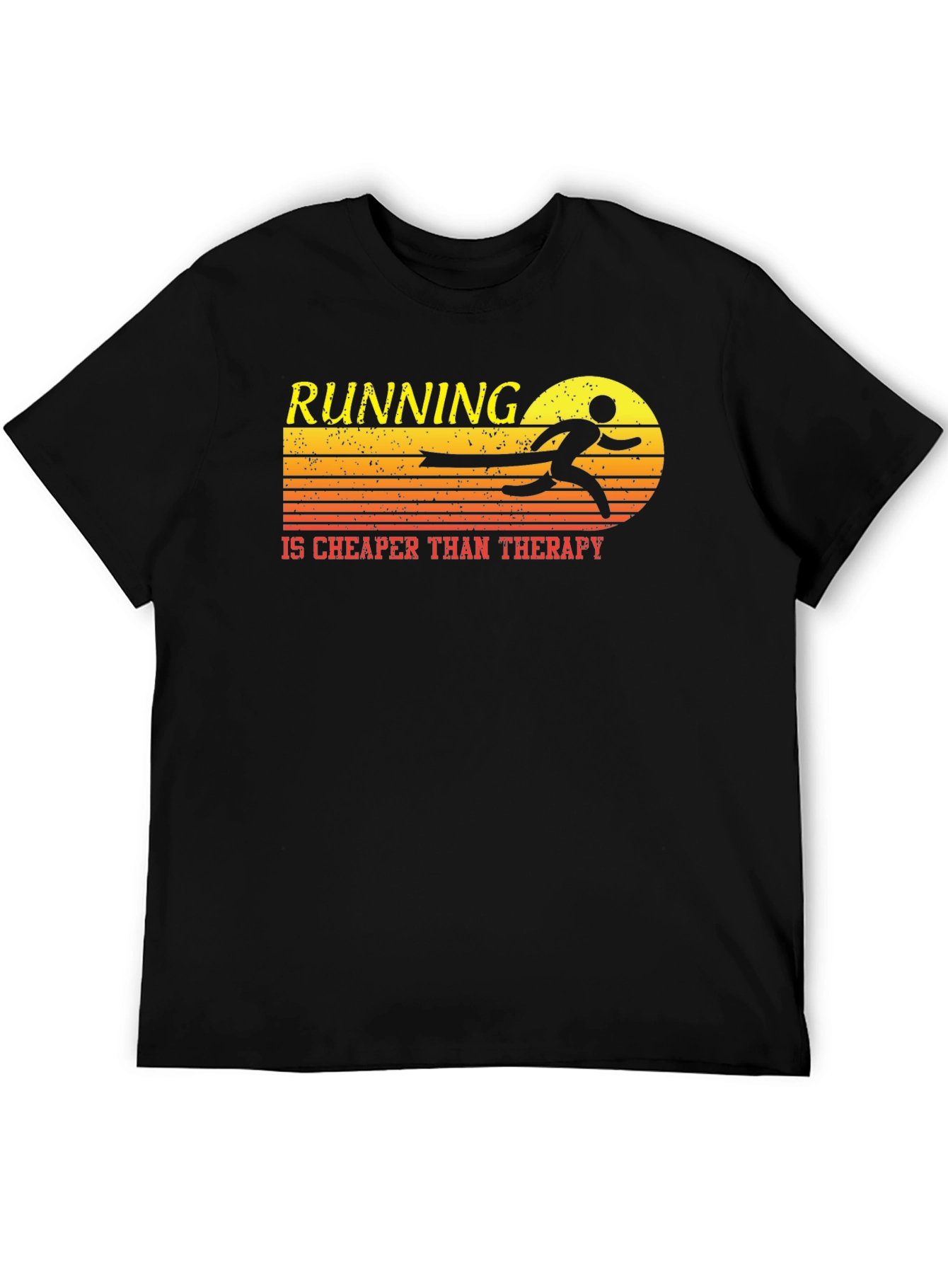Running is Cheaper Than Therapy T-Shirt
