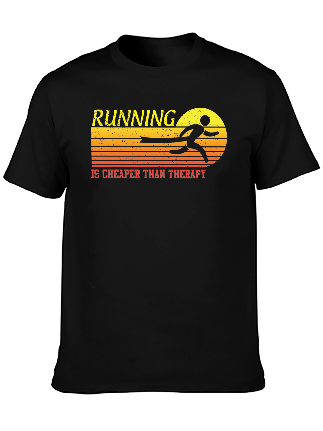 Running is Cheaper Than Therapy T-Shirt