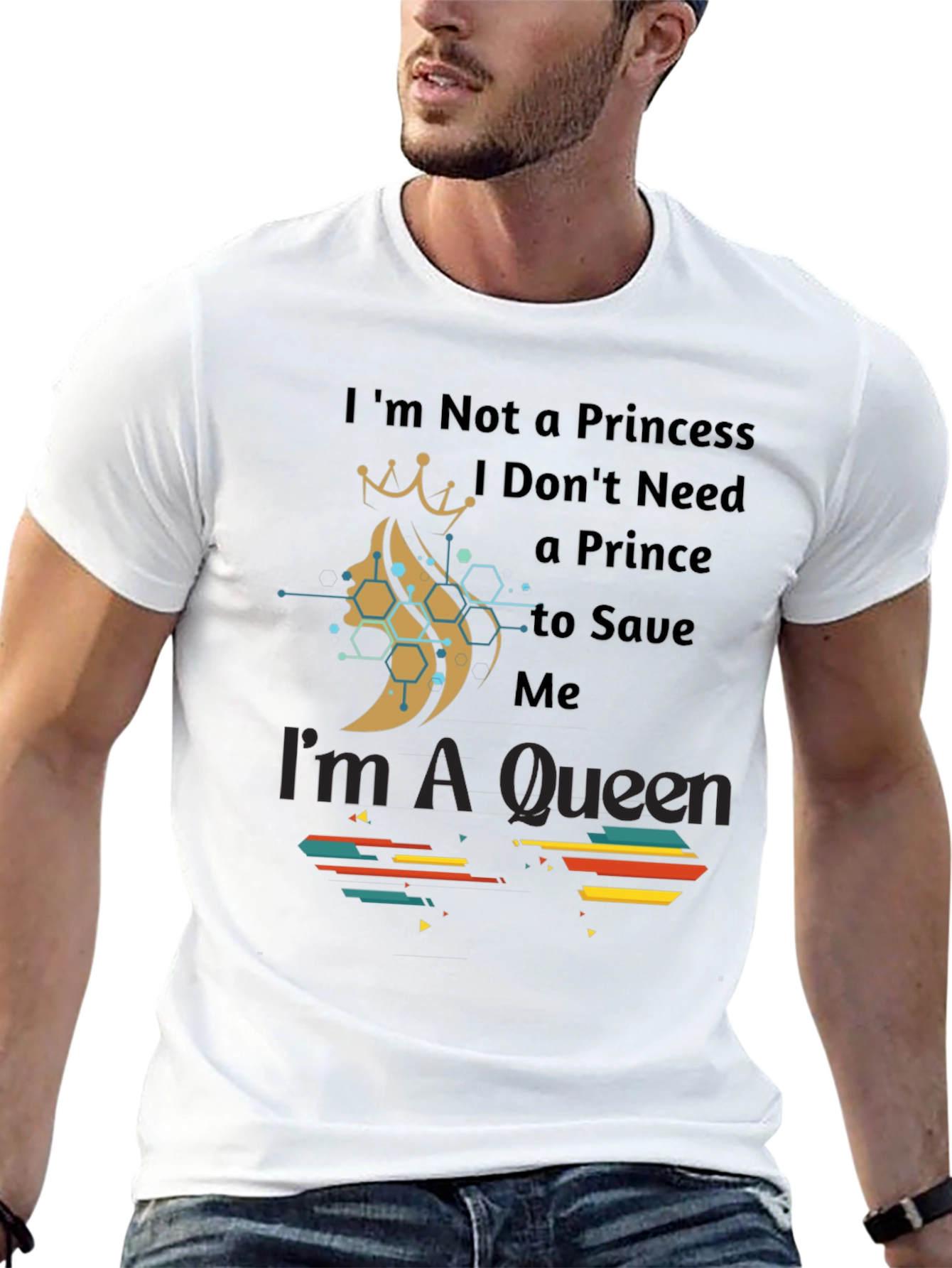 Queen Graphic Tee - Empowering Womens Fashion