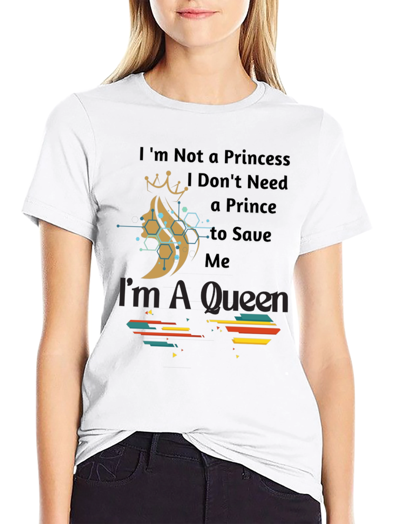 Queen Graphic Tee - Empowering Womens Fashion