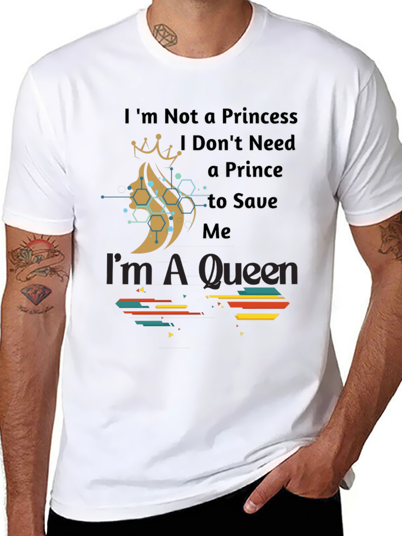 Queen Graphic Tee - Empowering Womens Fashion