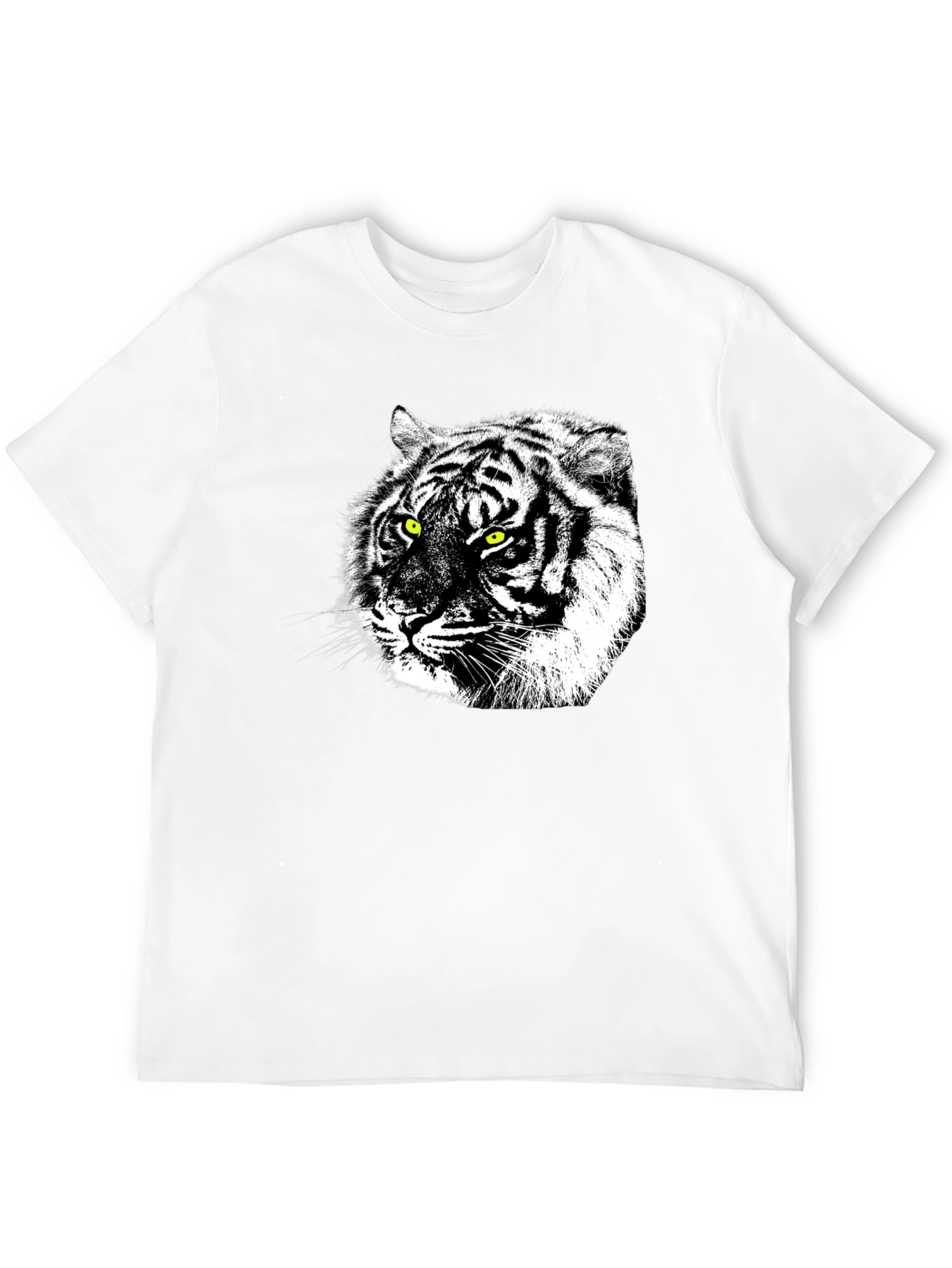 Tiger Graphic Black T-Shirt - Bold Animal Print