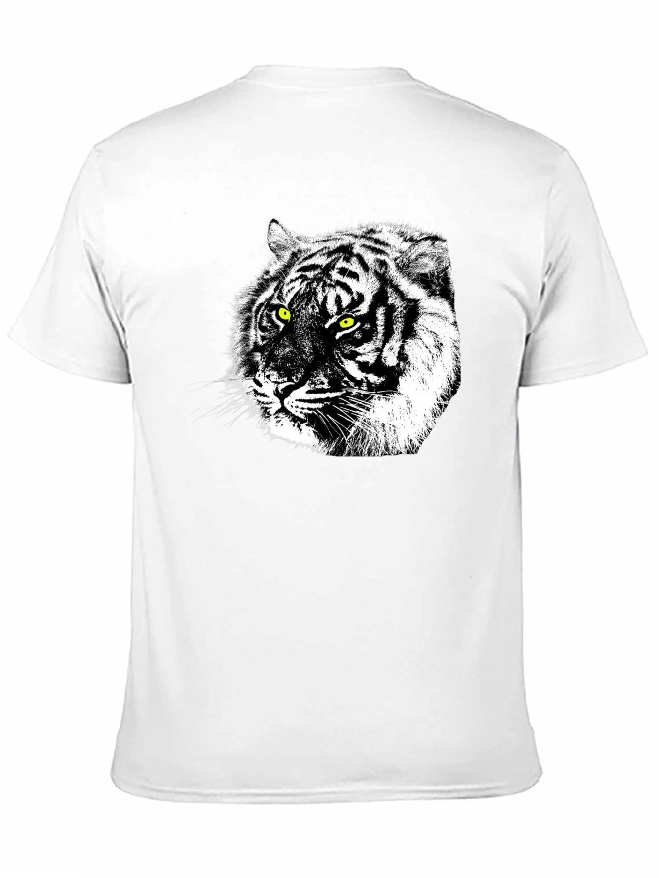 Tiger Graphic Black T-Shirt - Bold Animal Print