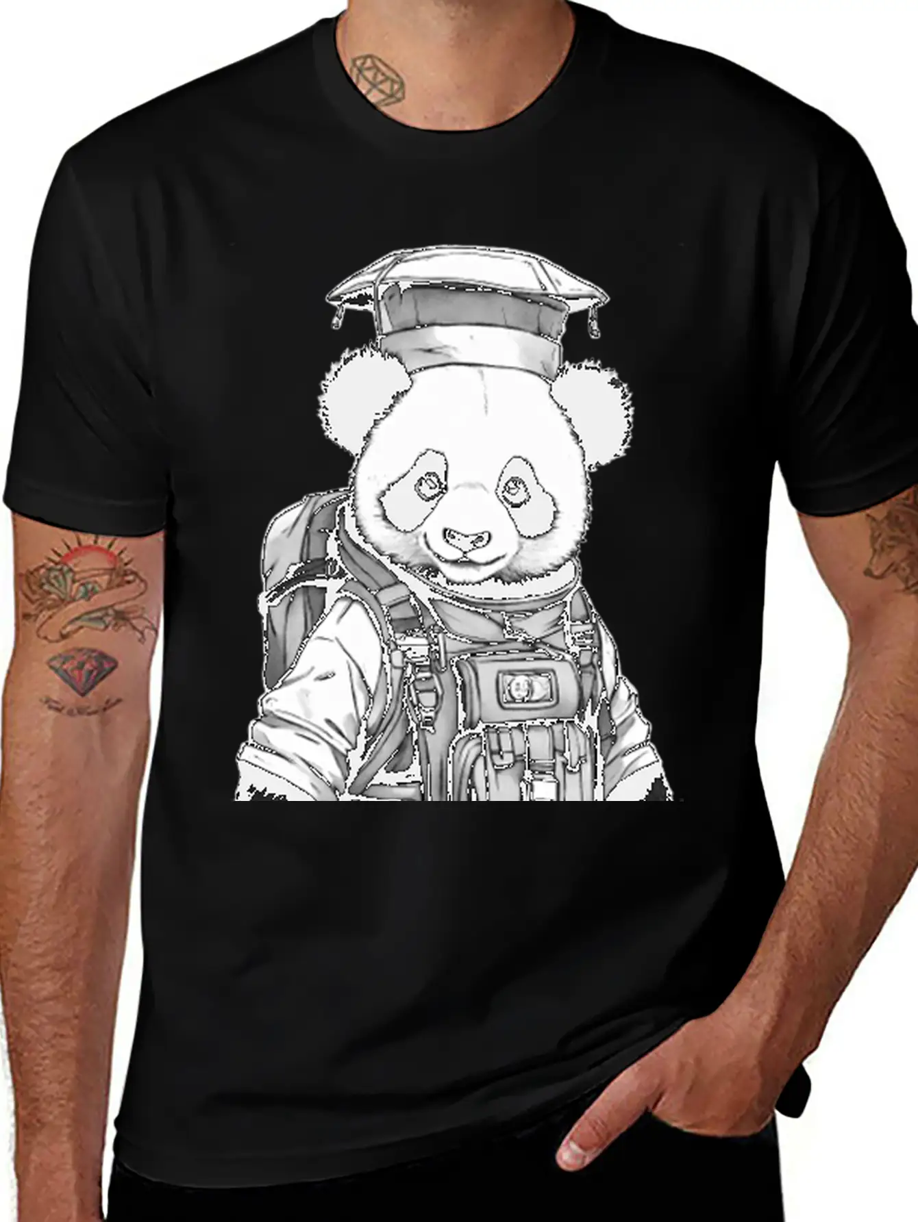 Chief Panda Unisex Casual T-Shirt – Clean Design For Daily Comfort