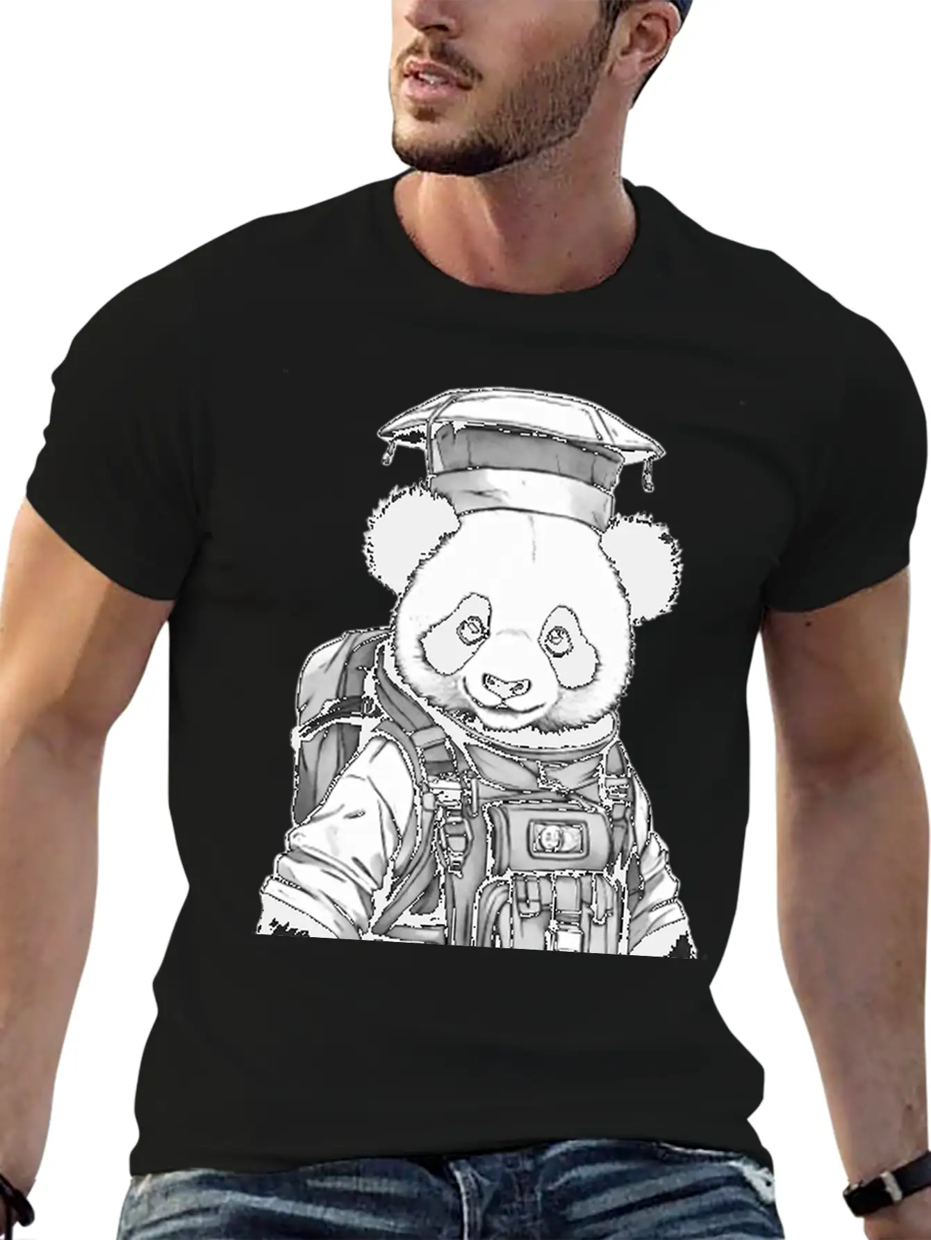 Chief Panda Unisex Casual T-Shirt – Clean Design For Daily Comfort