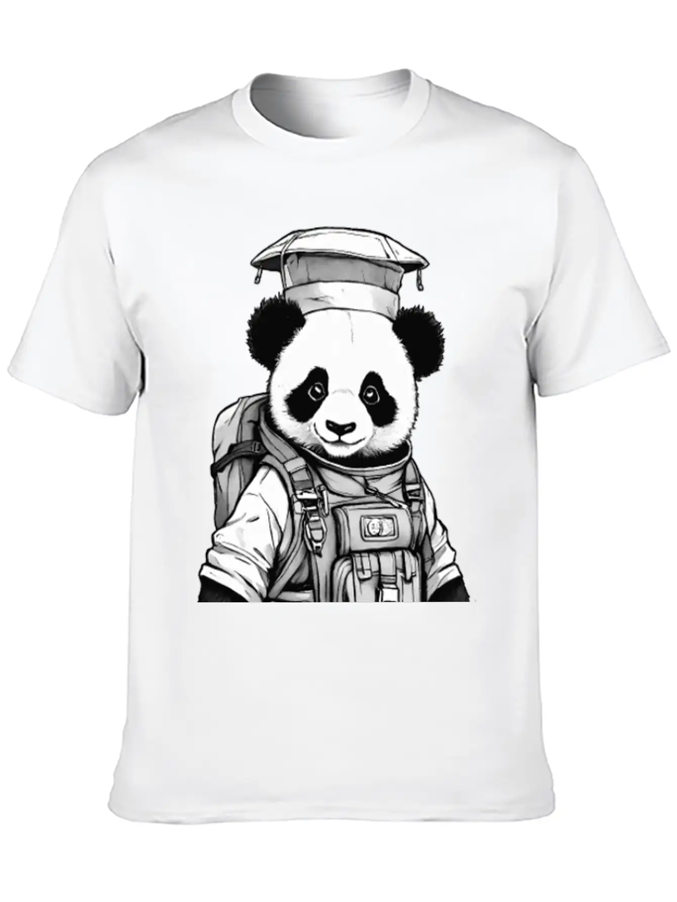 Chief Panda Unisex Casual T-Shirt – Clean Design For Daily Comfort