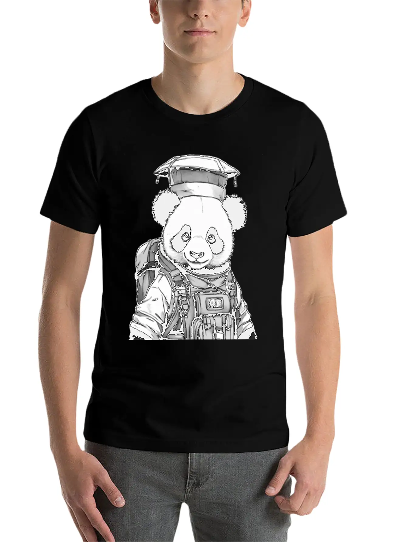 Chief Panda Unisex Casual T-Shirt – Clean Design For Daily Comfort