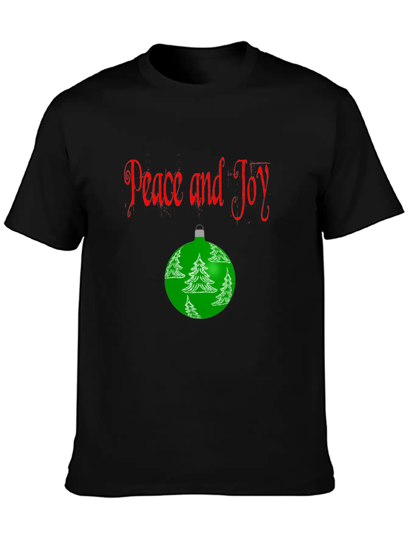 Christmas Peace And Joy Unisex Casual T-Shirt – Clean Design For Daily Comfort