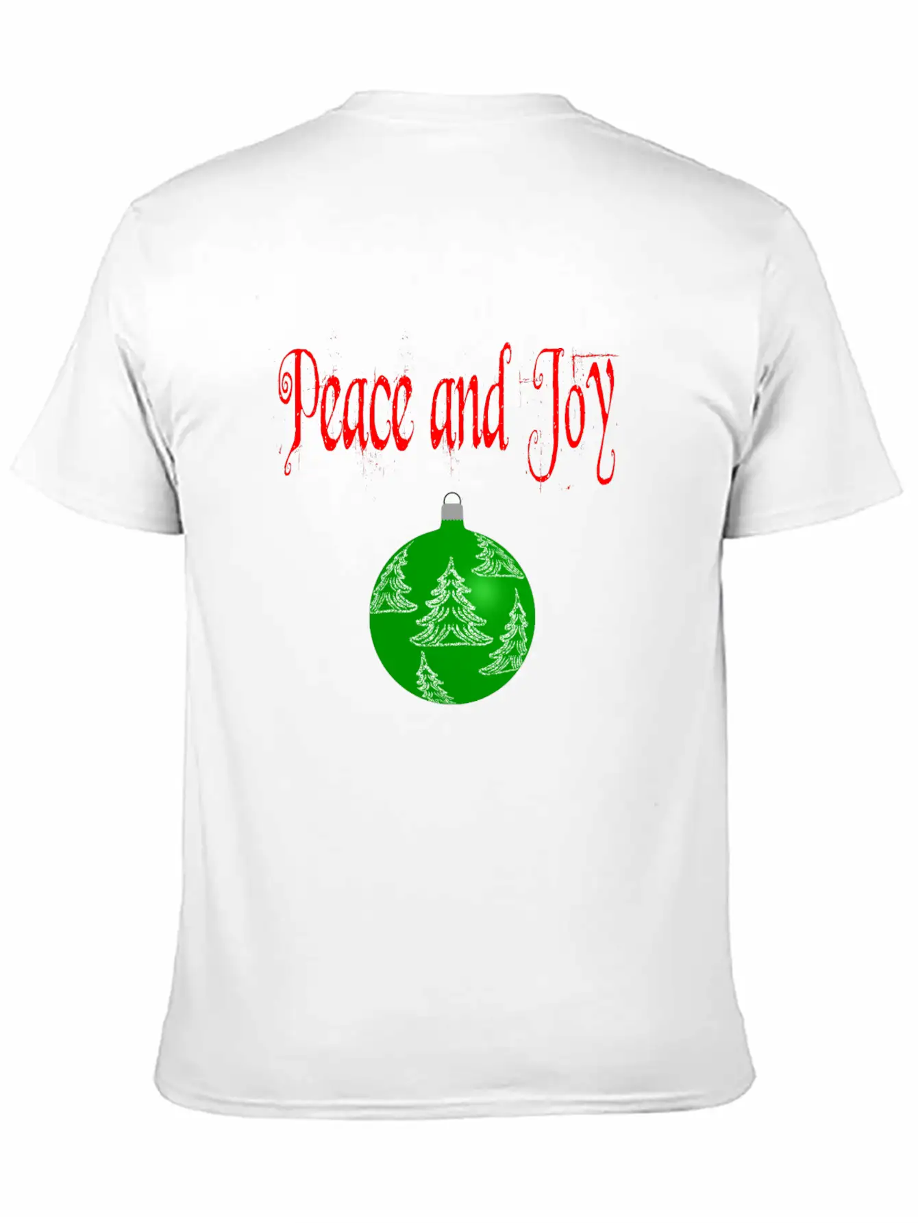 Christmas Peace And Joy Unisex Casual T-Shirt – Clean Design For Daily Comfort