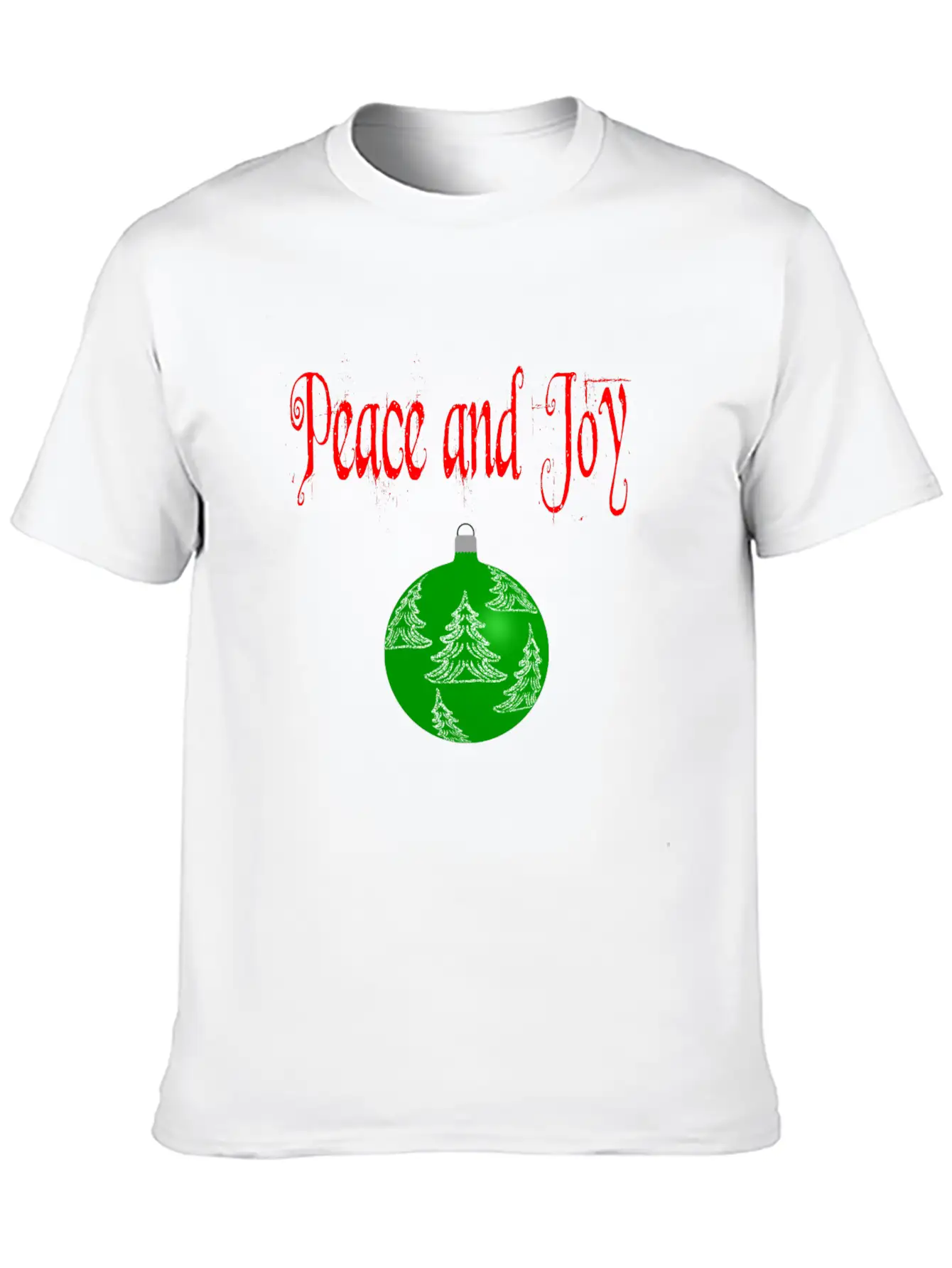 Christmas Peace And Joy Unisex Casual T-Shirt – Clean Design For Daily Comfort